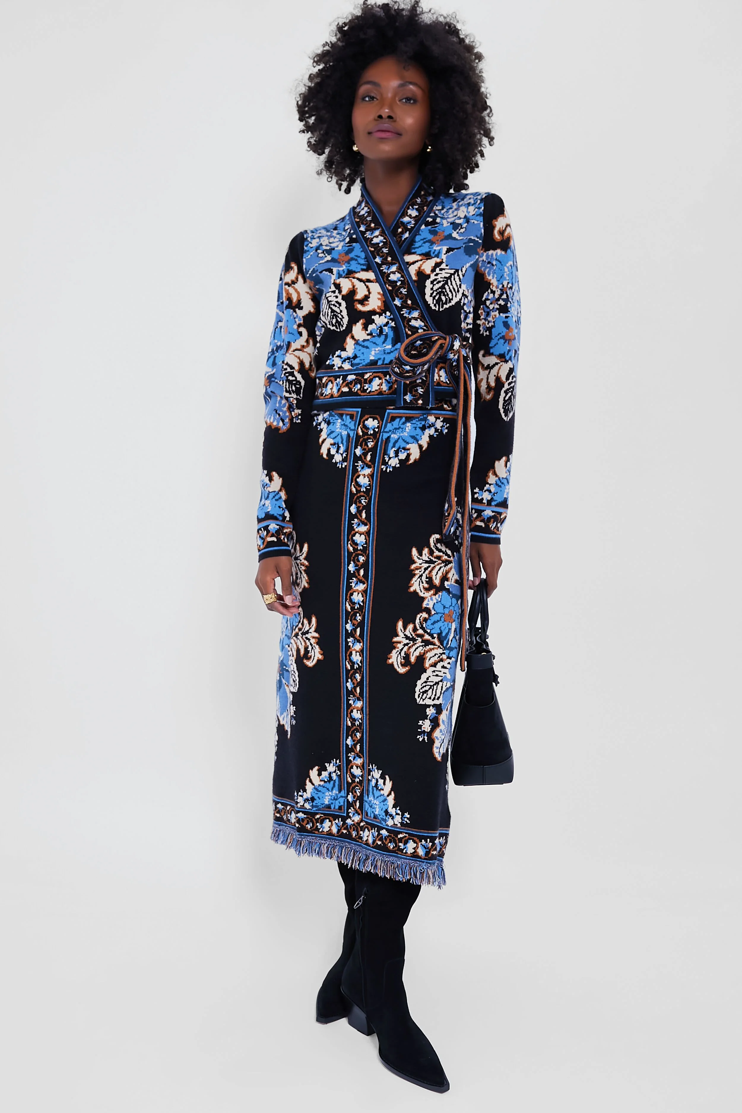 Blossom Tapestry Knit Skirt - Image 2
