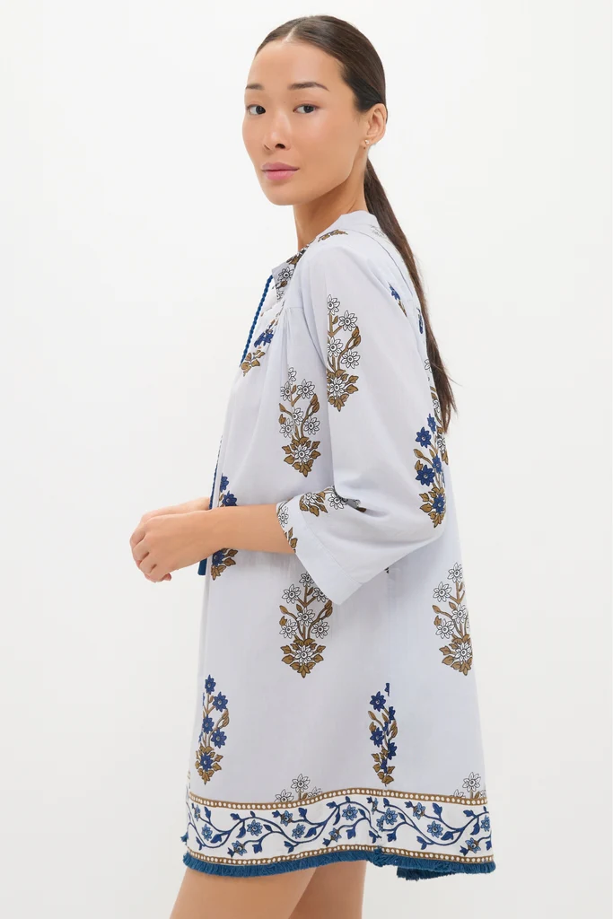 Petal Pop Blockprint Bondi Coverup - Image 3