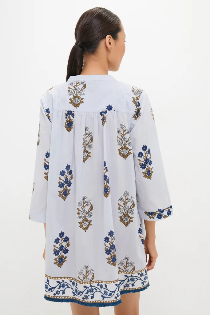 Petal Pop Blockprint Bondi Coverup - Image 4