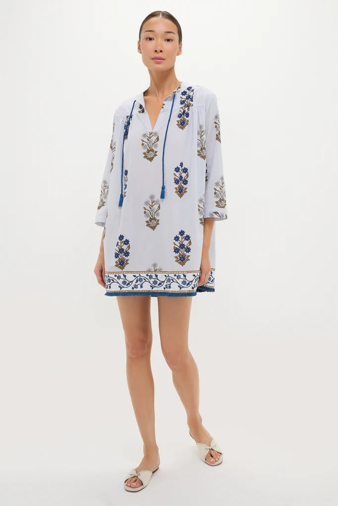 Petal Pop Blockprint Bondi Coverup - Image 6
