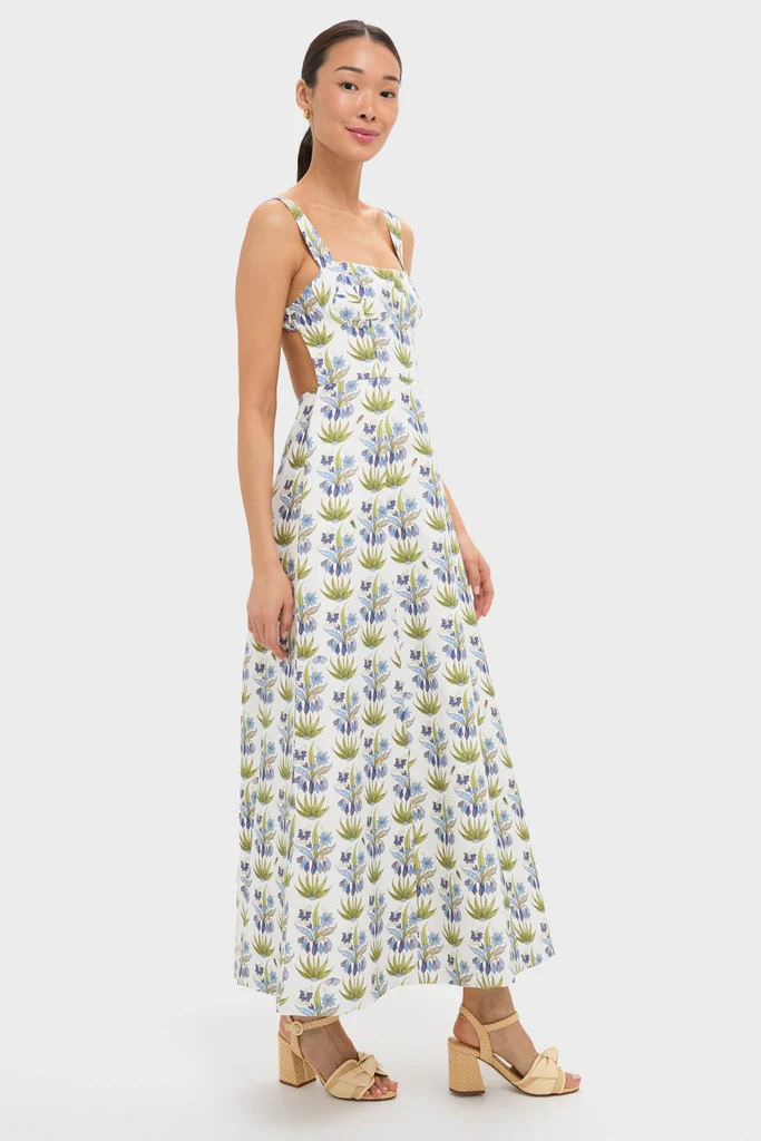 Blue Azzurra 2 Midi Dress - Image 3