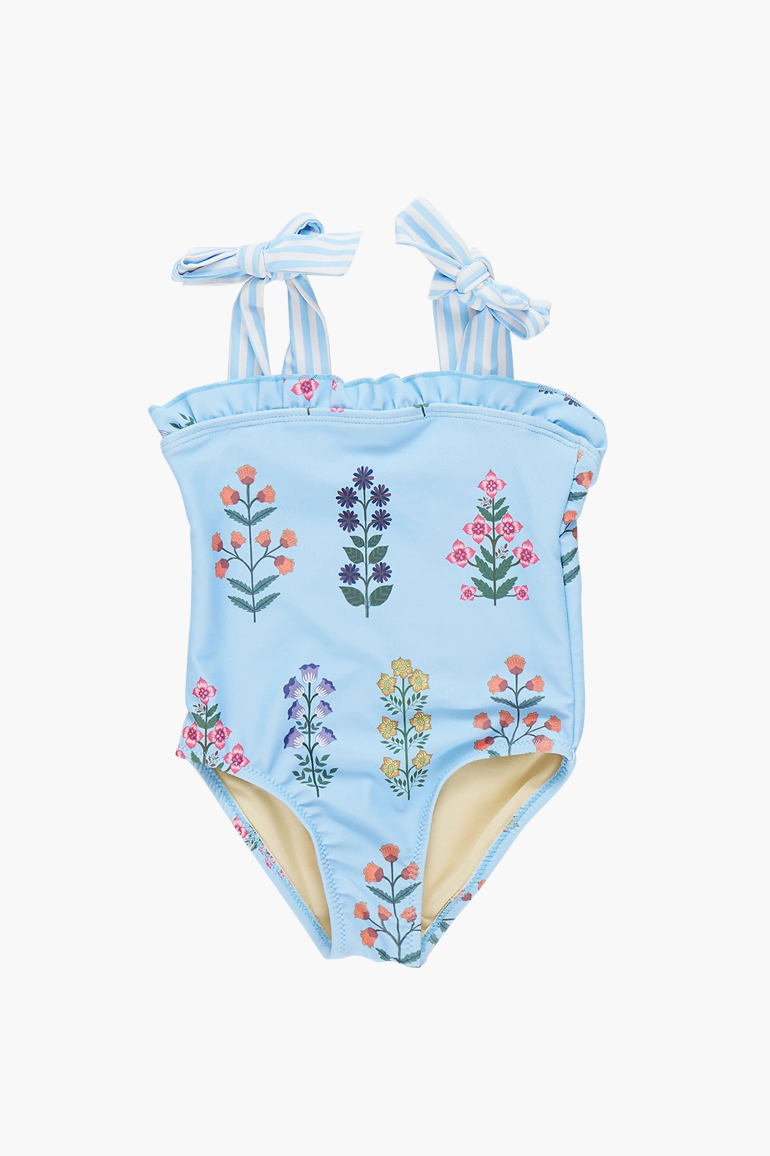 Blue Belle Field Floral Hero Suit