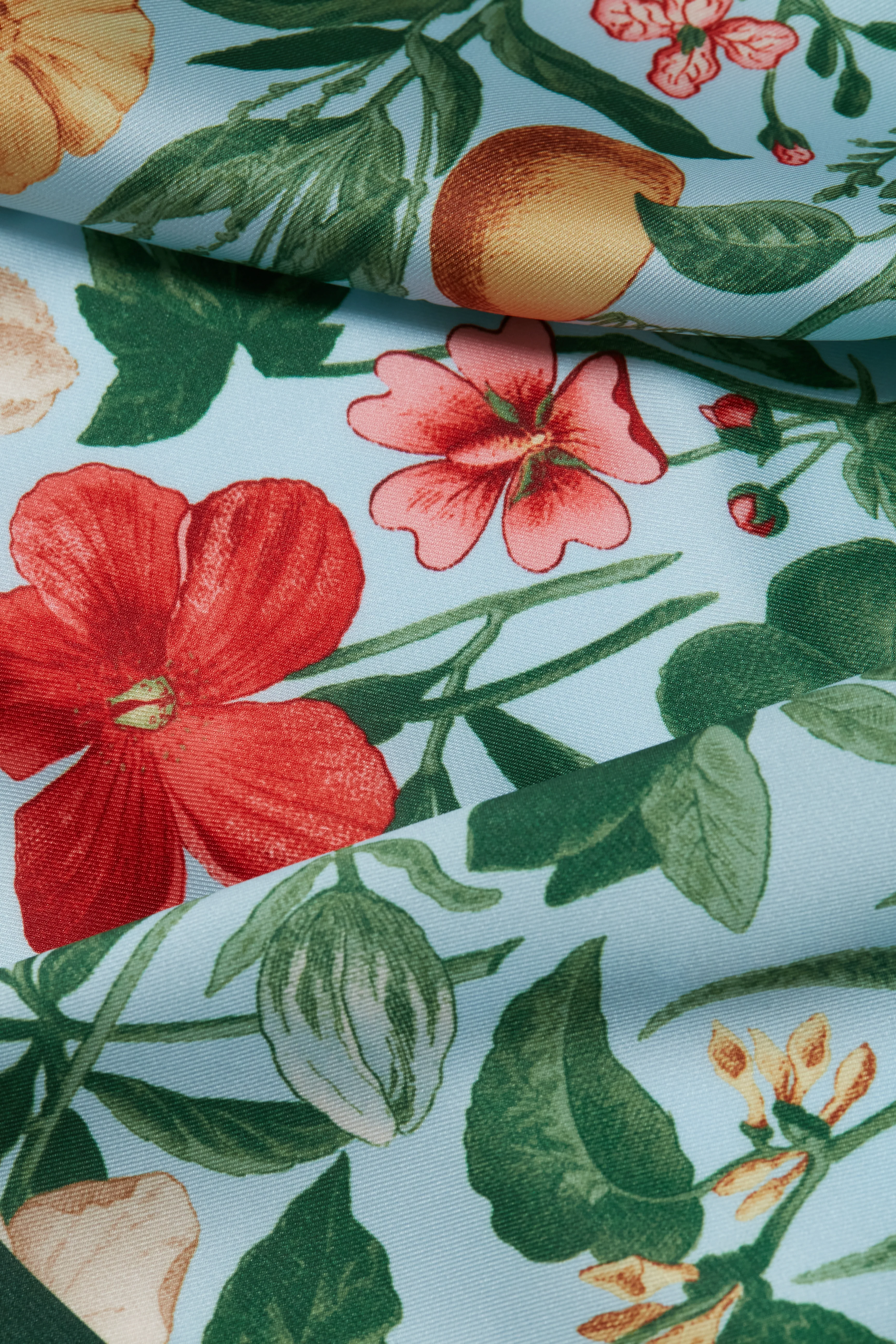 Blue Blooming Botanical Scarf - Image 4