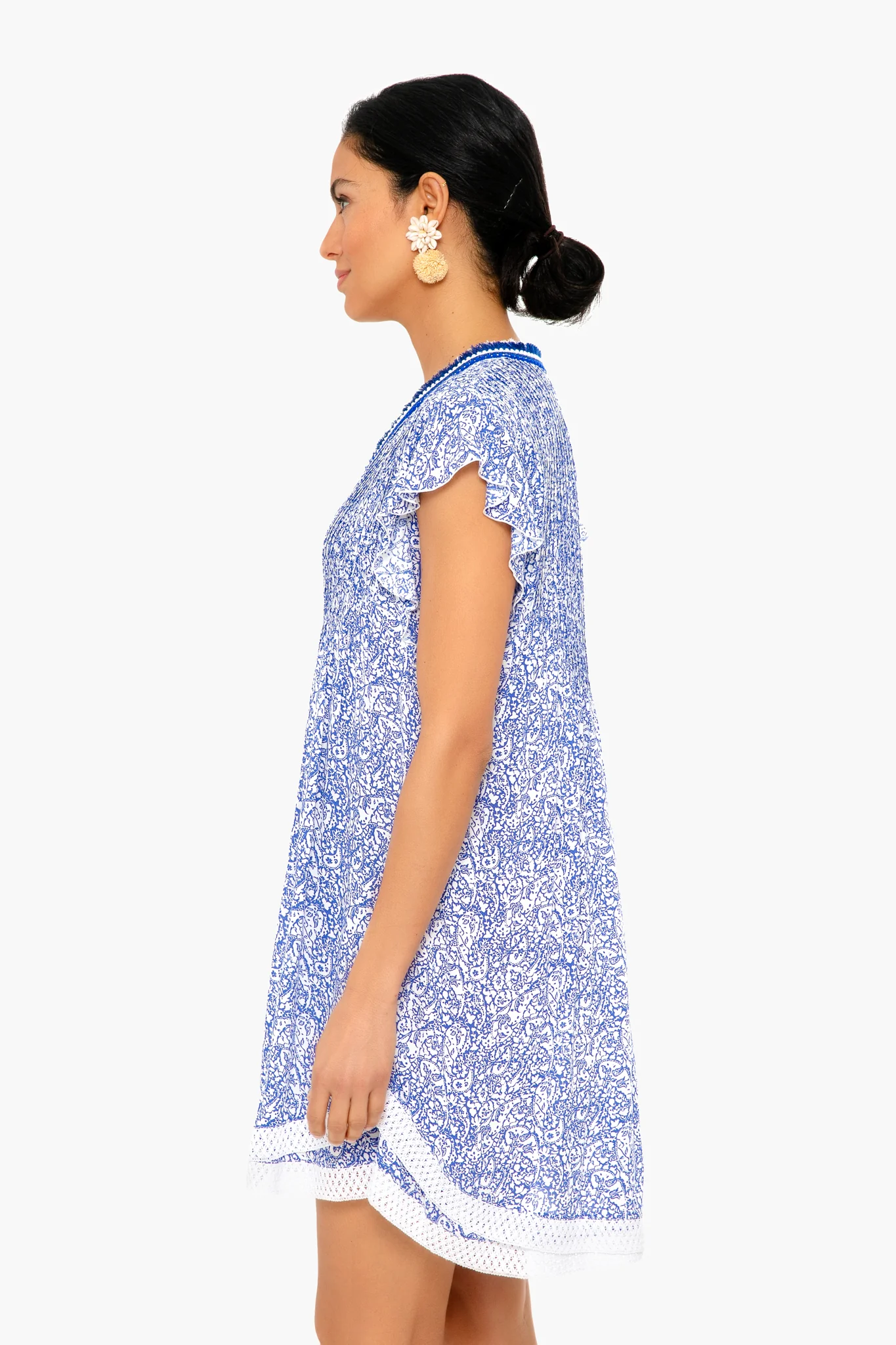 Blue Canary Sasha Trimmed Mini Dress - Image 3