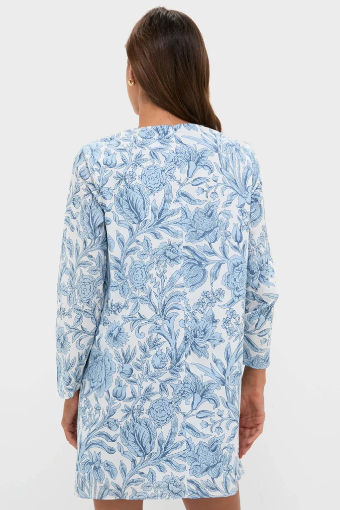 Blue Chintz Clarice Bows Dress - Image 4