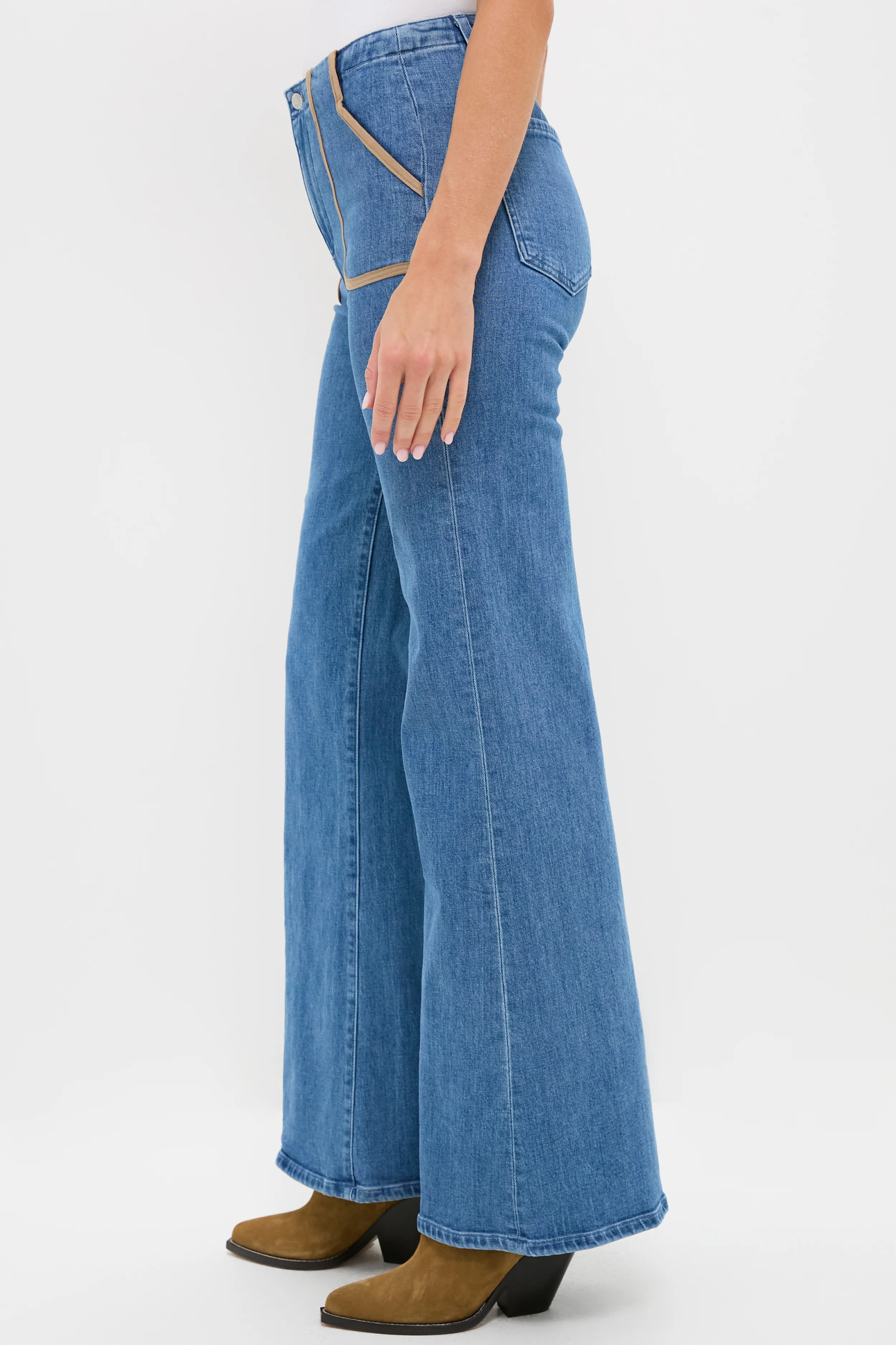 Blue Crystal High Rise Joni Extreme Flare - Image 3