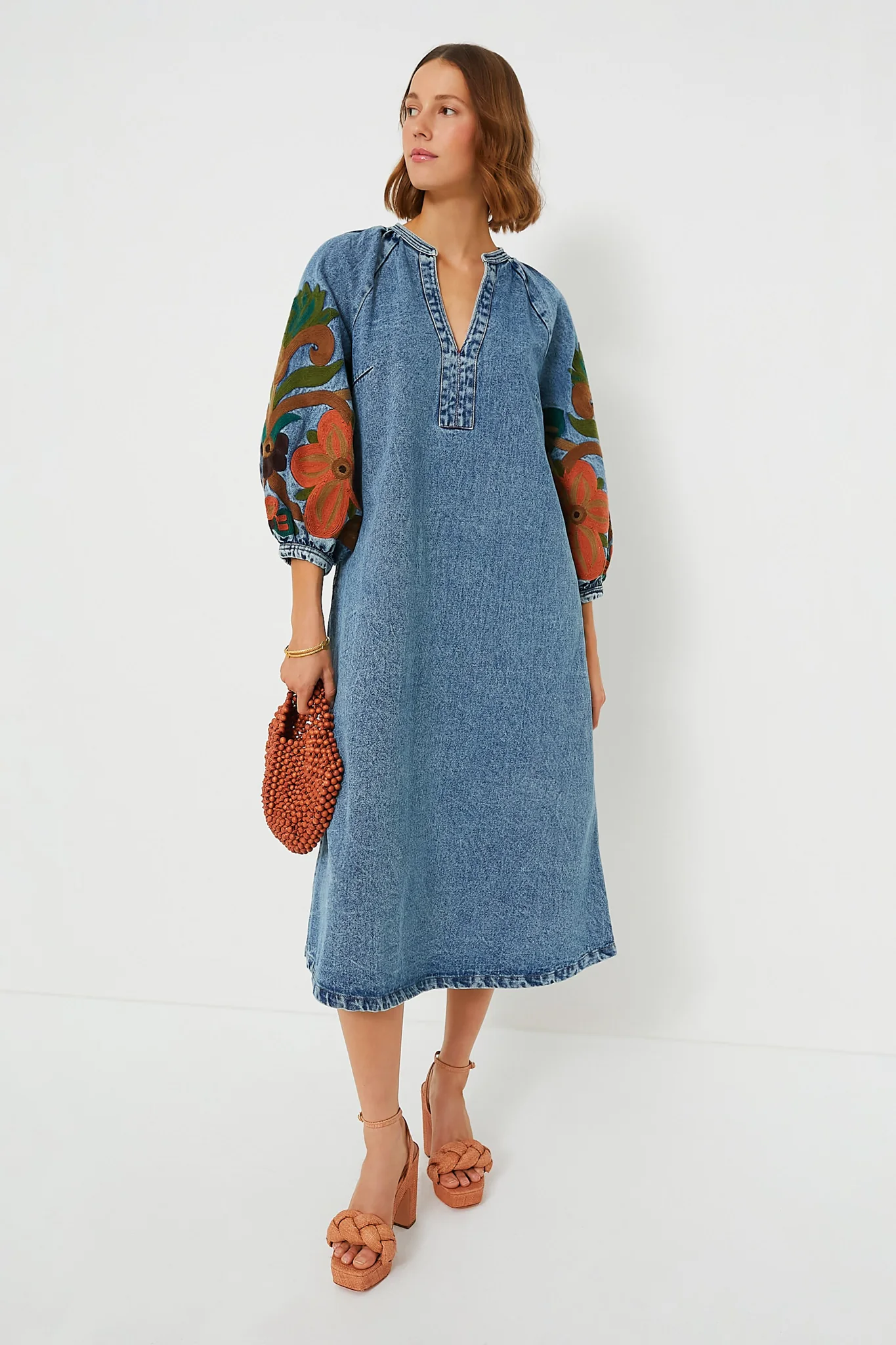 Blue Denim Cathleen Dress - Image 2