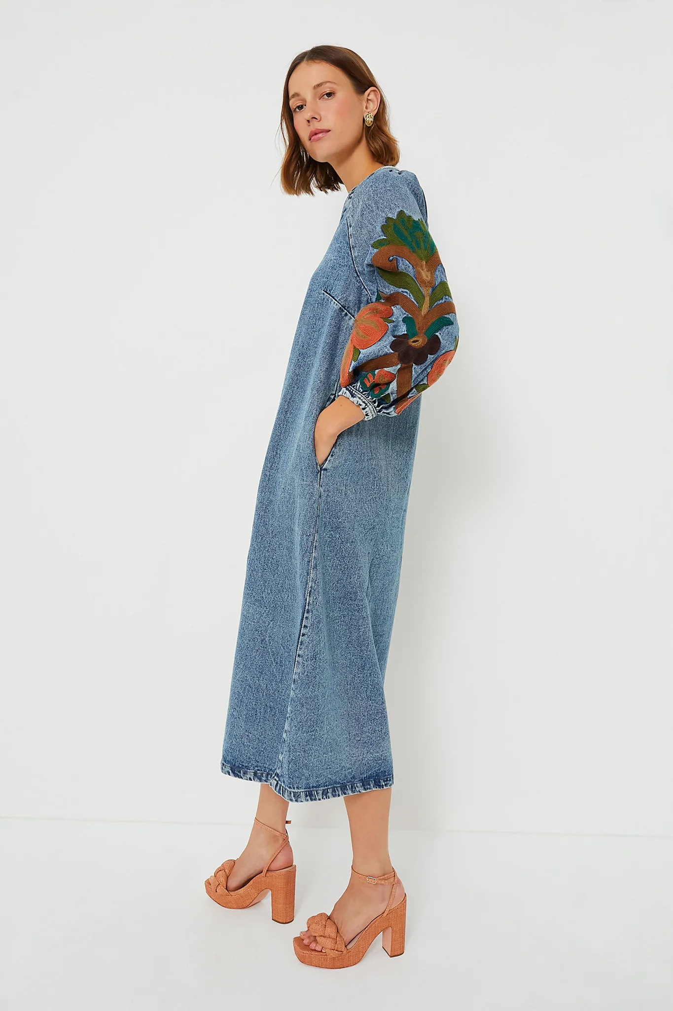 Blue Denim Cathleen Dress - Image 3