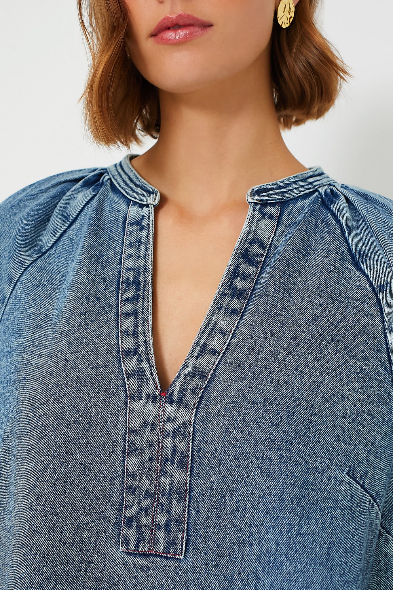Blue Denim Cathleen Dress - Image 5