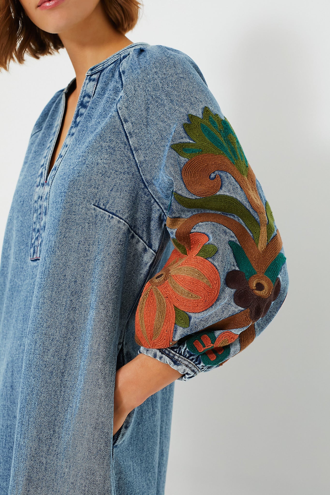 Blue Denim Cathleen Dress - Image 6