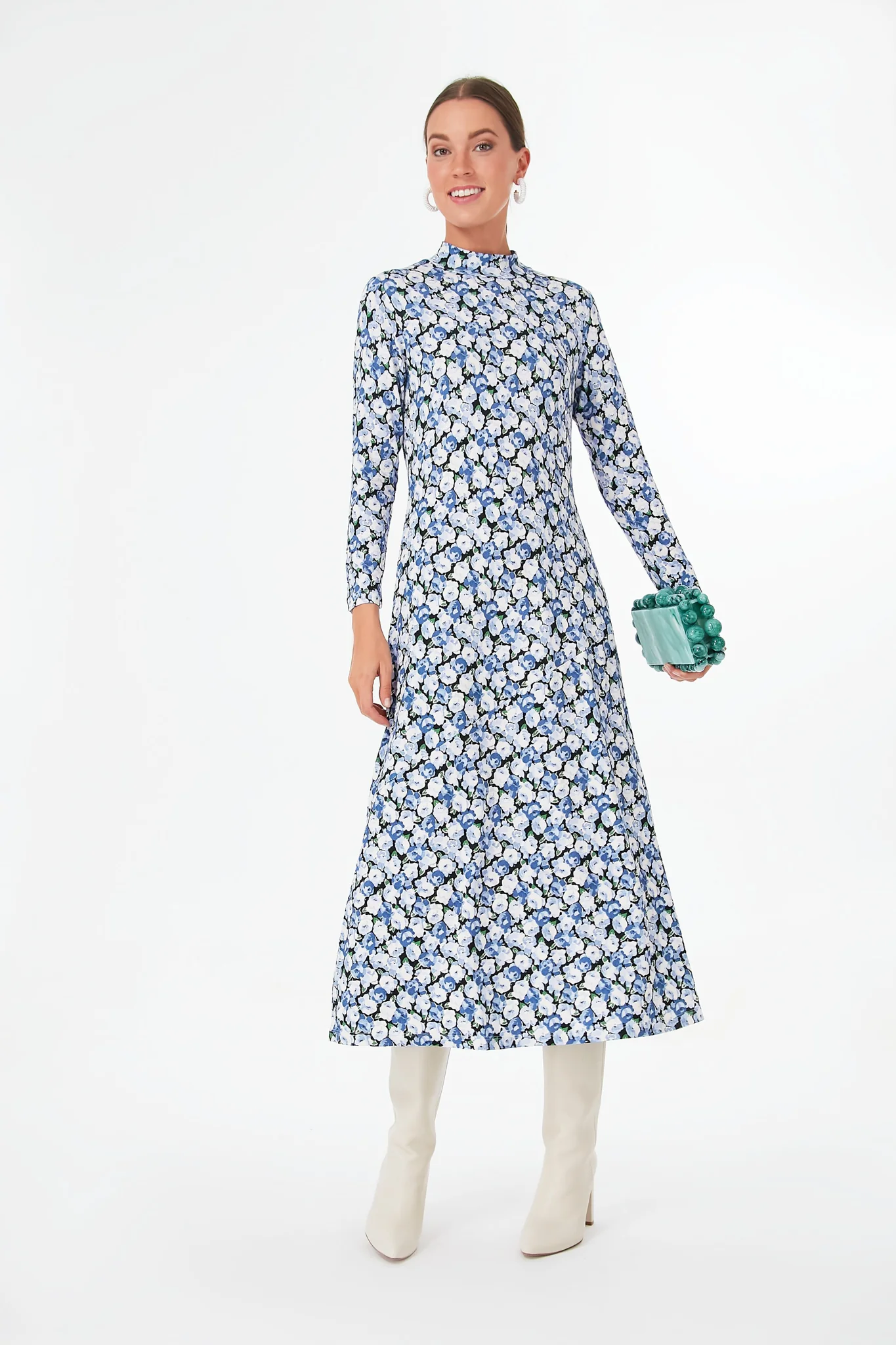 Blue English Rose Elise Dress - Image 2