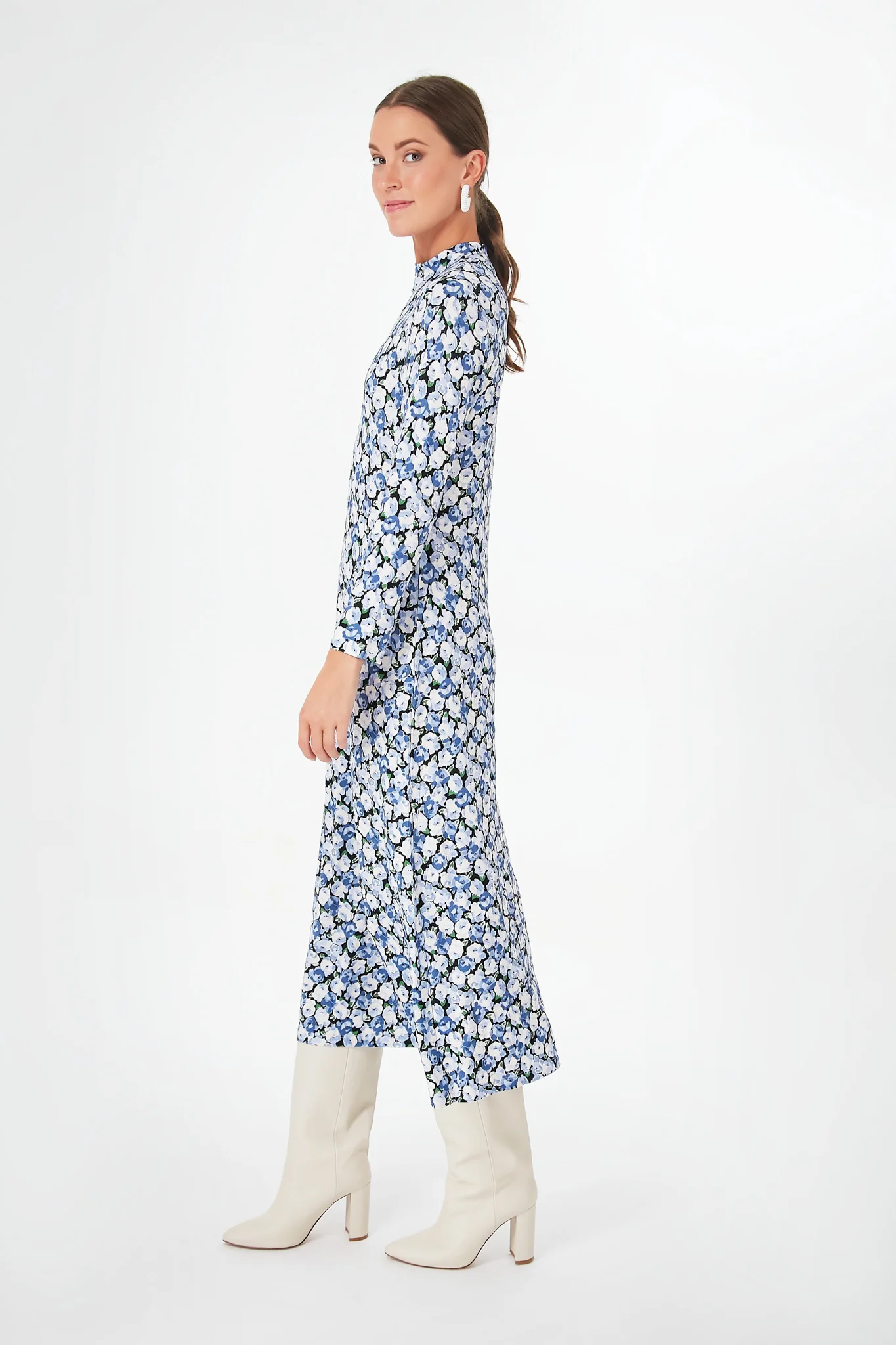 Blue English Rose Elise Dress - Image 3