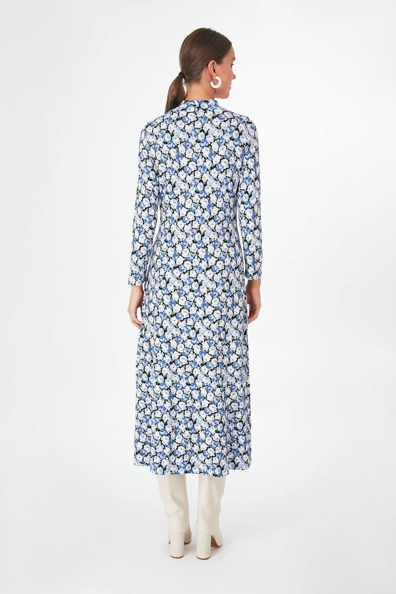 Blue English Rose Elise Dress - Image 4