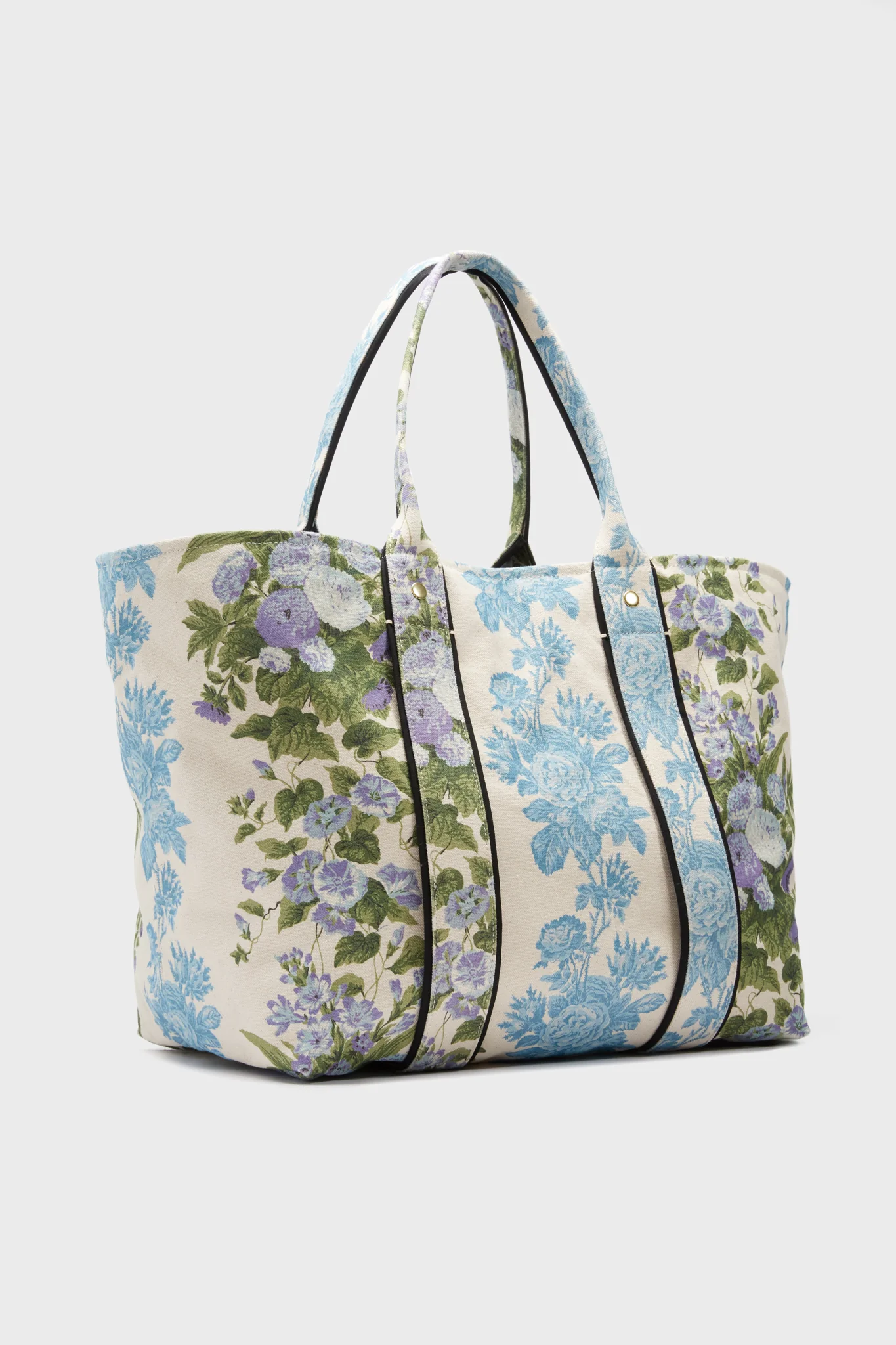 Blue Floral Stripe Giant Trop Avion - Image 5