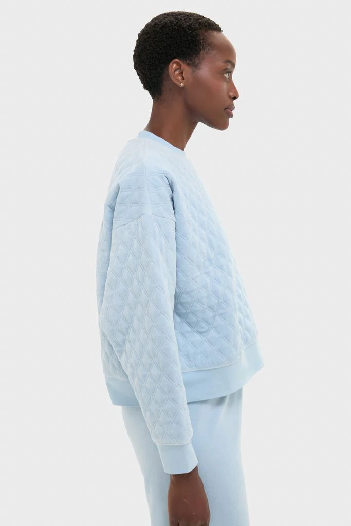 Blue Fog Velour Bennett Pullover - Image 3