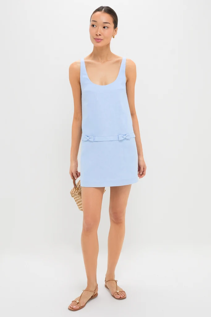 Blue Harper Mini Dress - Image 2