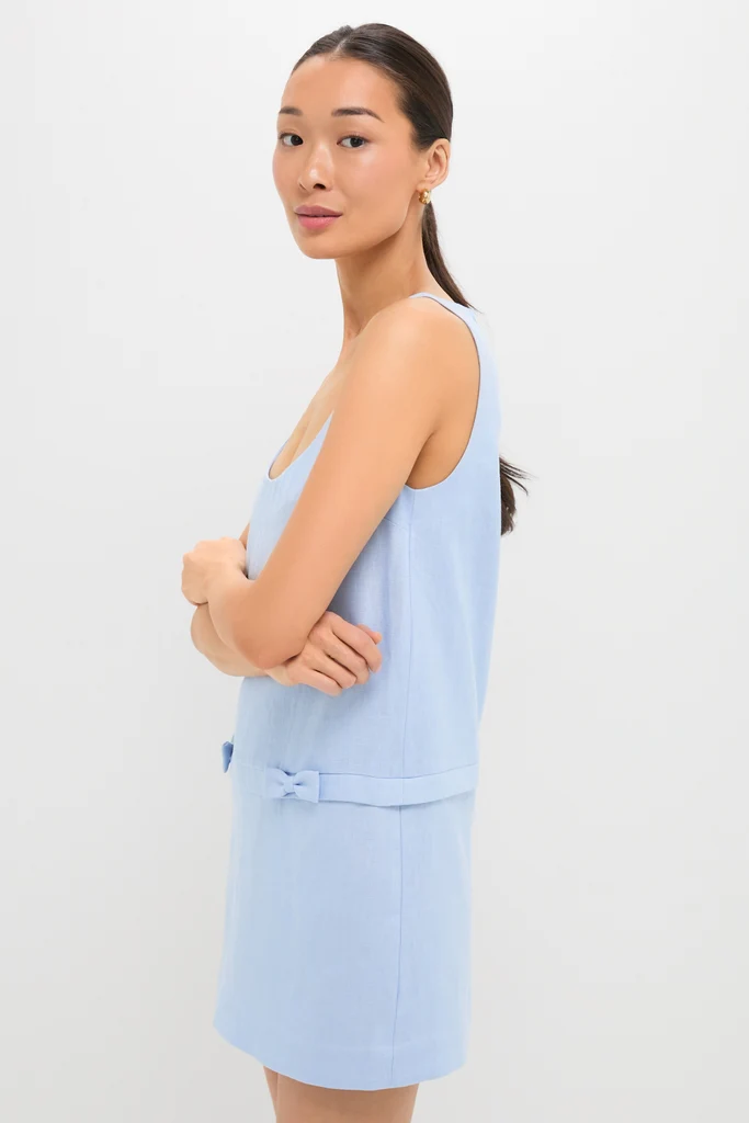 Blue Harper Mini Dress - Image 3