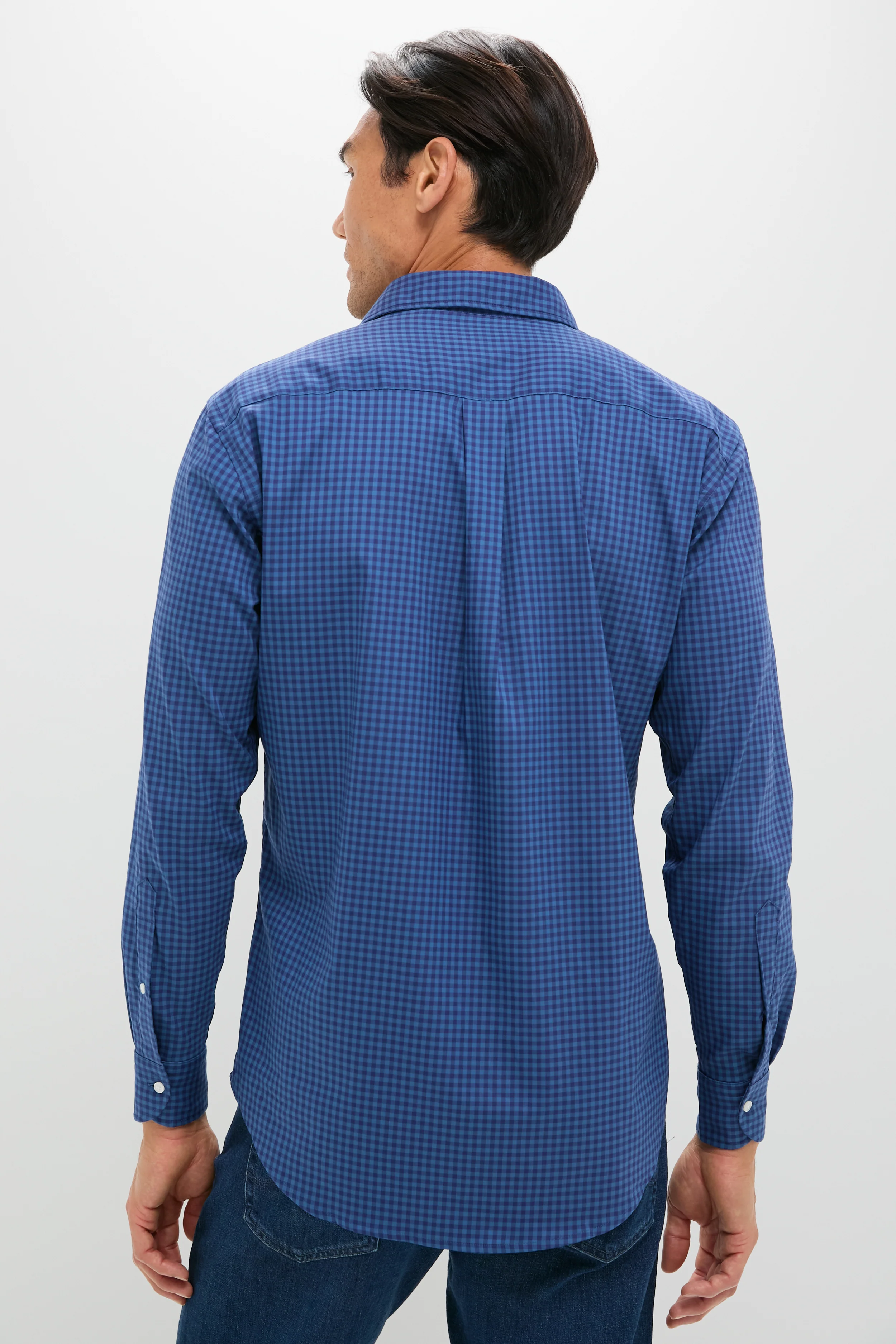 Blue Haze Conway Crown Lite Cotton-Stretch Sport Shirt - Image 4