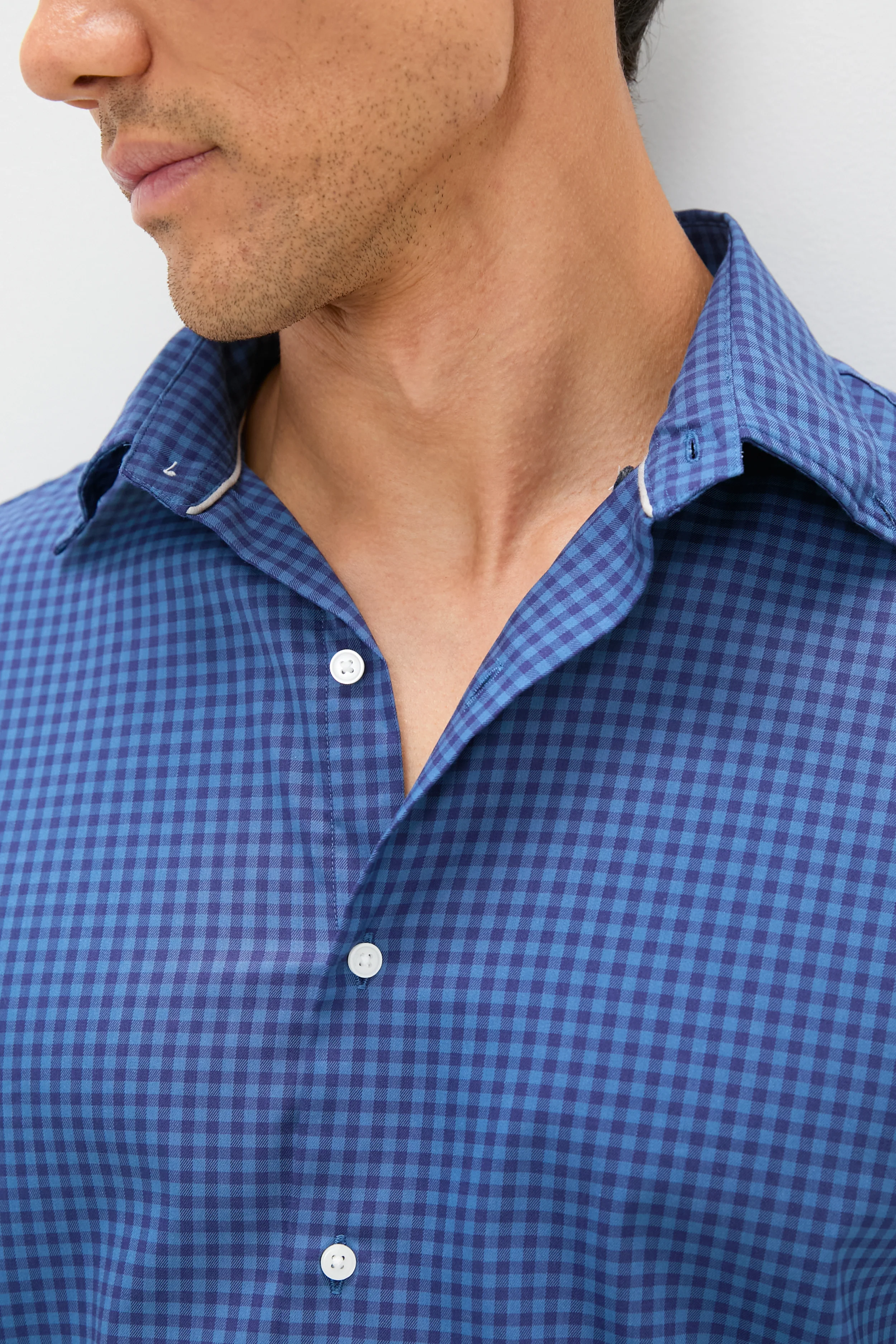 Blue Haze Conway Crown Lite Cotton-Stretch Sport Shirt - Image 5