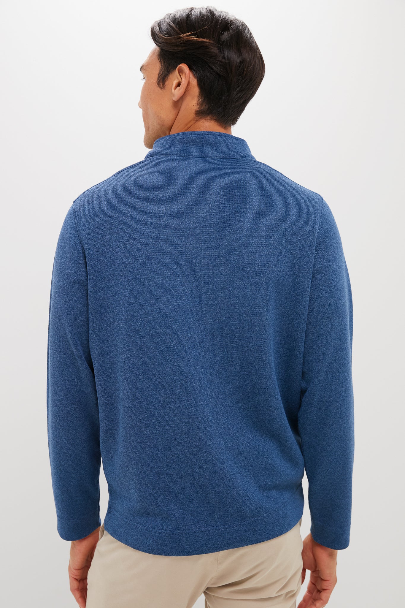Blue Haze Crown Sweater Fleece Quarter Zip - Image 4