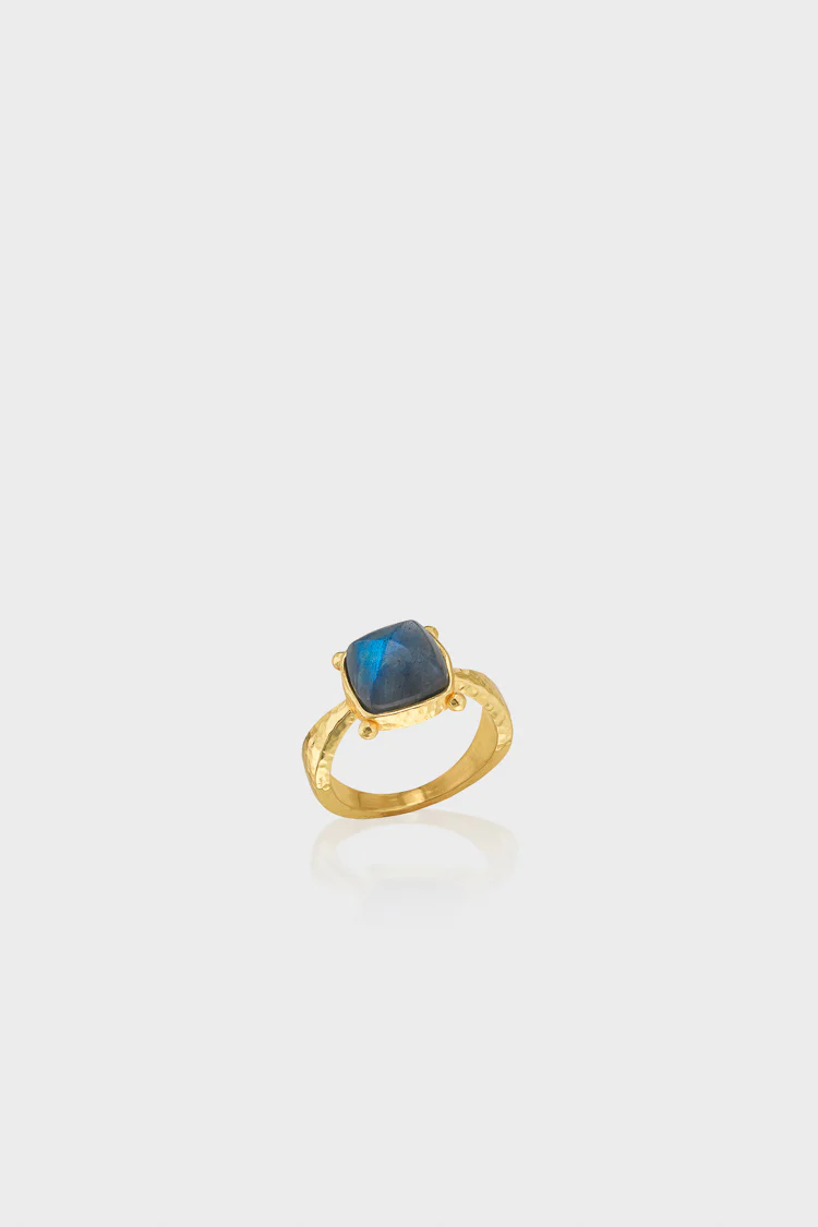 Blue Labradorite Mystic Eye Gem Ring - Image 4