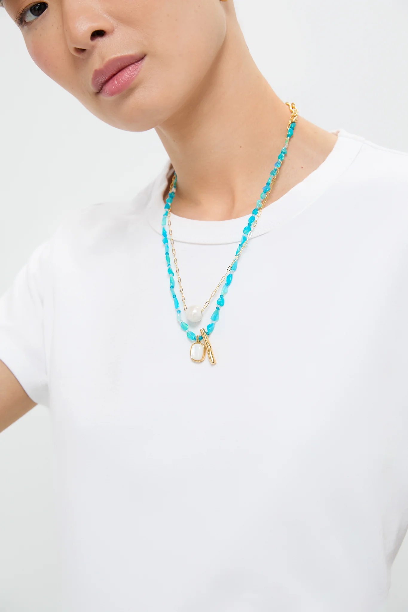 Blue Mikayo Necklace - Image 2