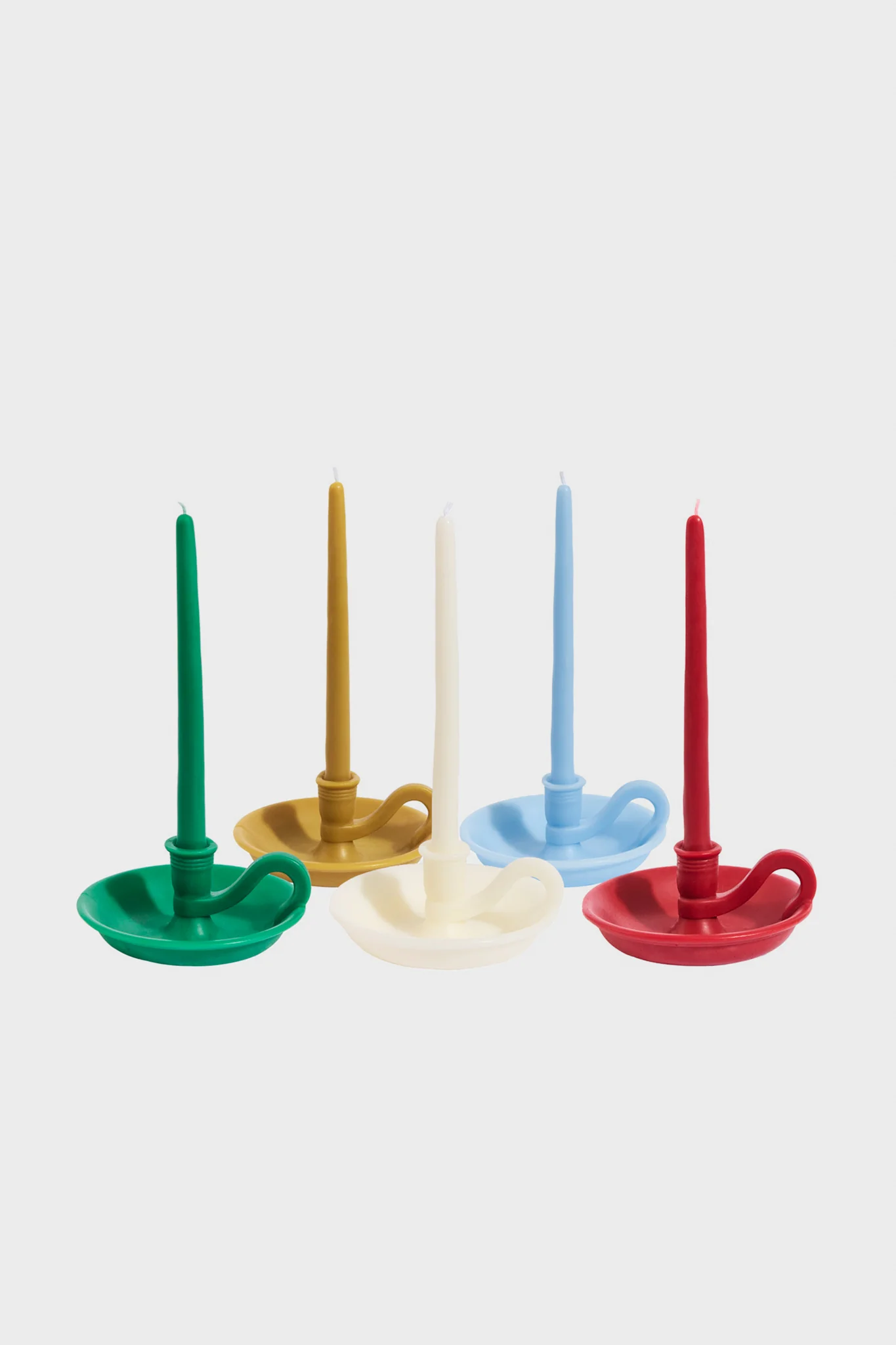 Blue Molded Soy Wax Candle - Image 2