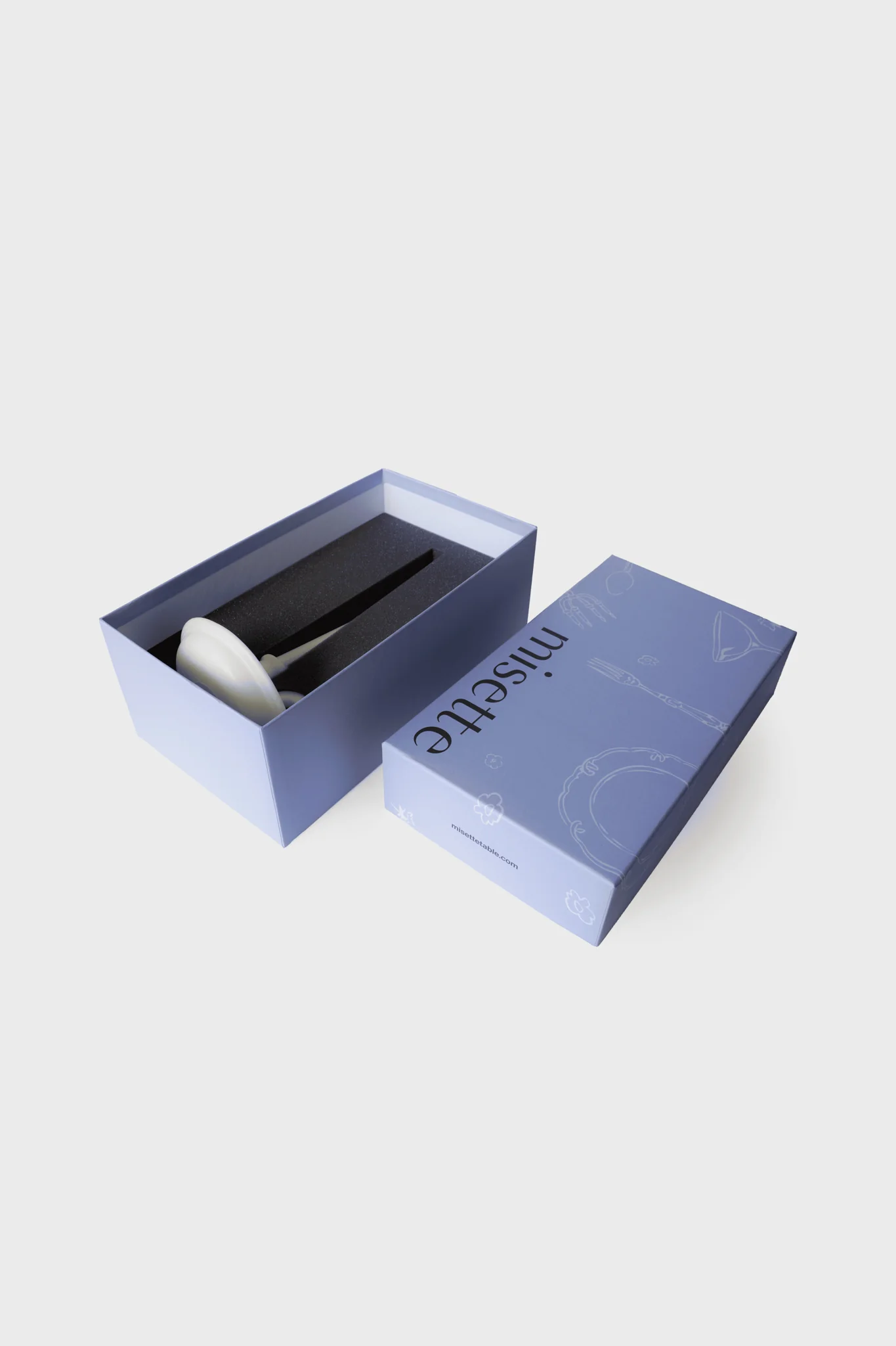 Blue Molded Soy Wax Candle - Image 3