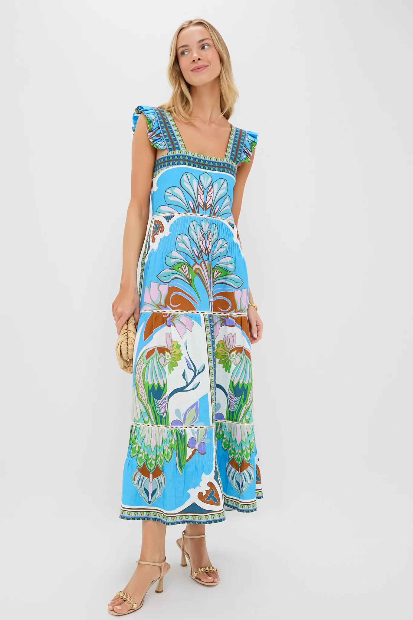 Blue Multicolor Sybill Dress - Image 2