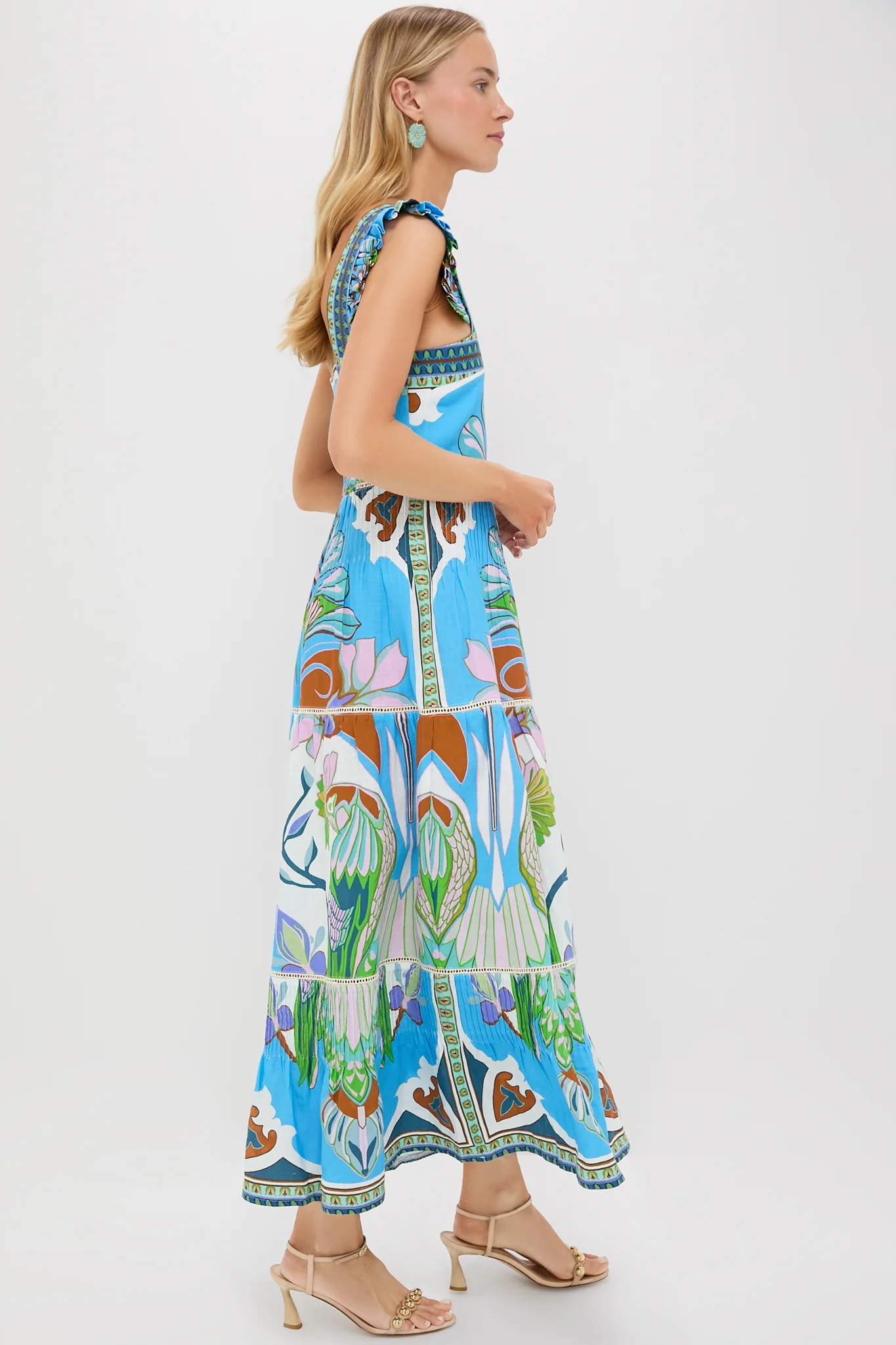 Blue Multicolor Sybill Dress - Image 3