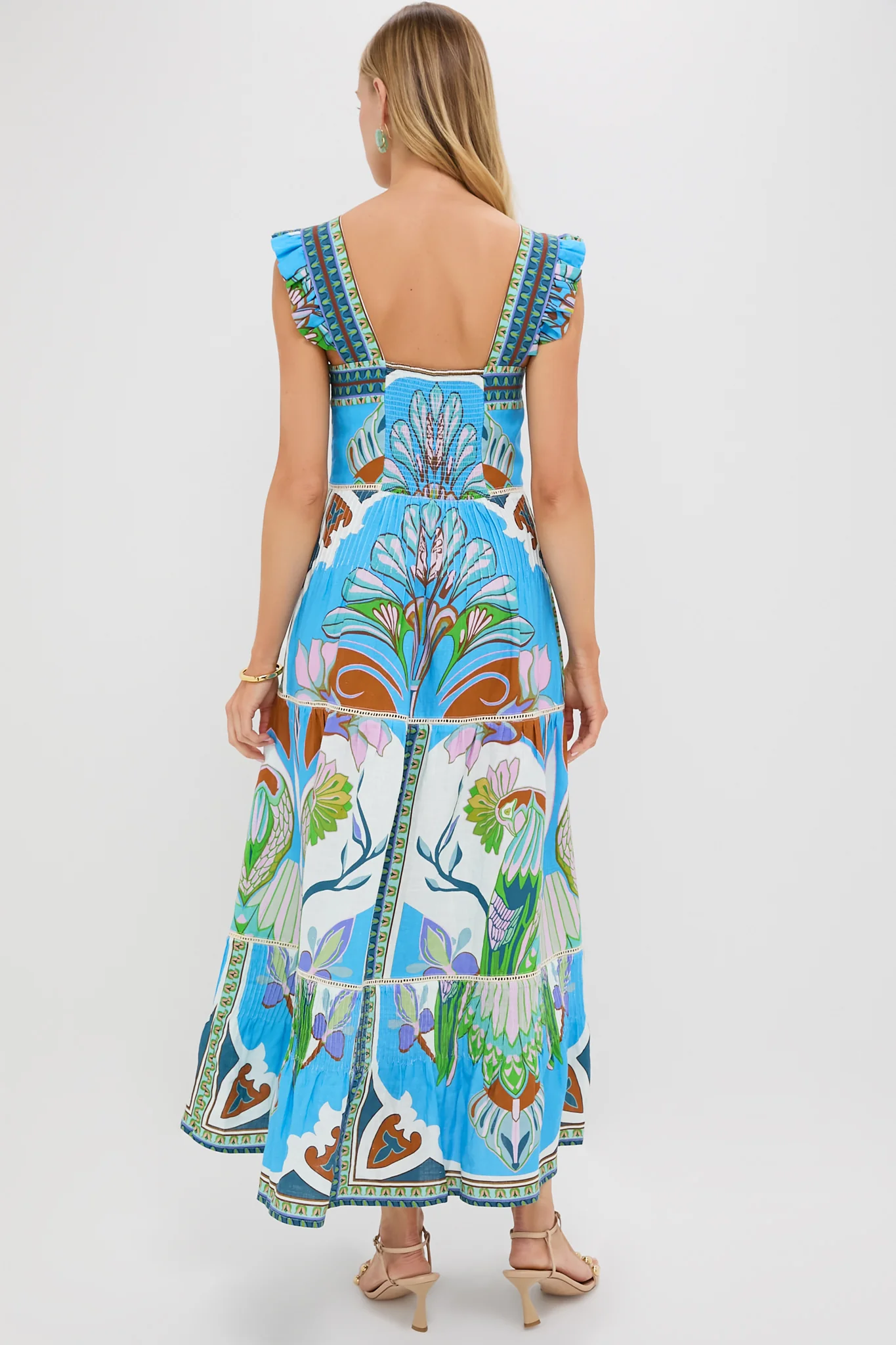 Blue Multicolor Sybill Dress - Image 4