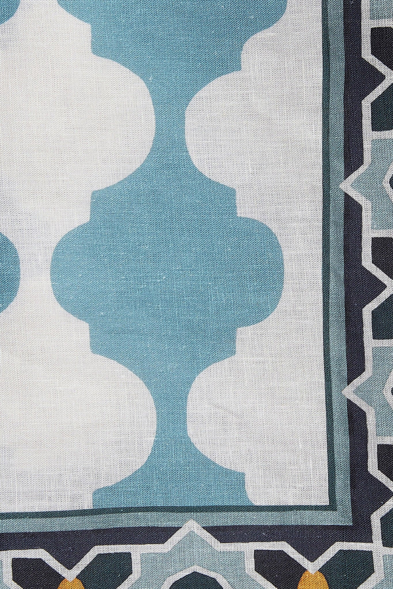 Blue Plaza Large Tablecloth (180x350) - Image 4