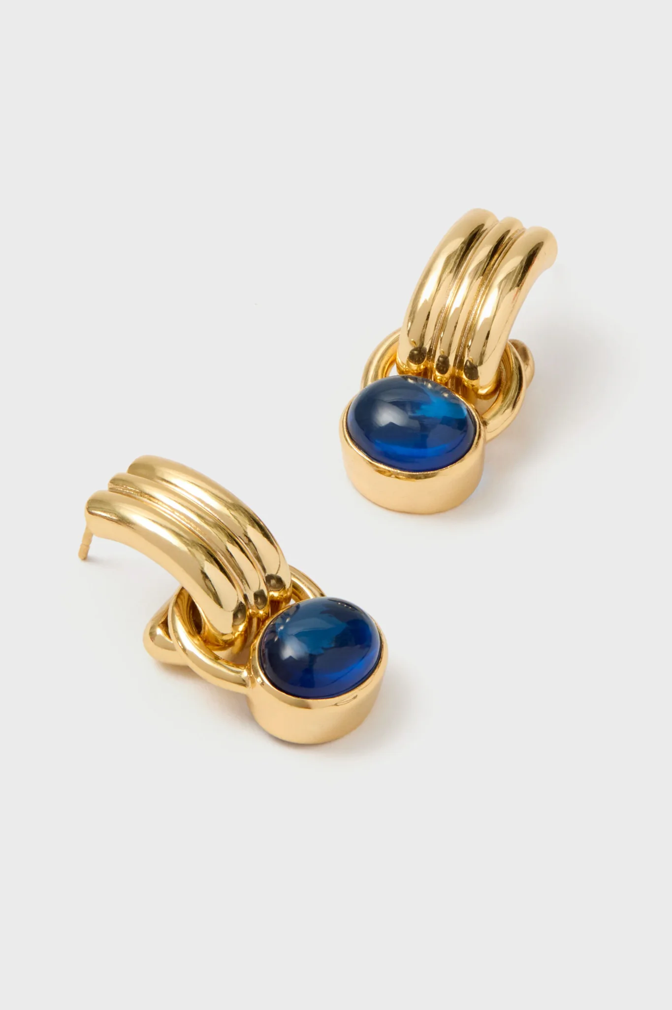 Blue Sapphire Quartz Pure Earrings - Image 4