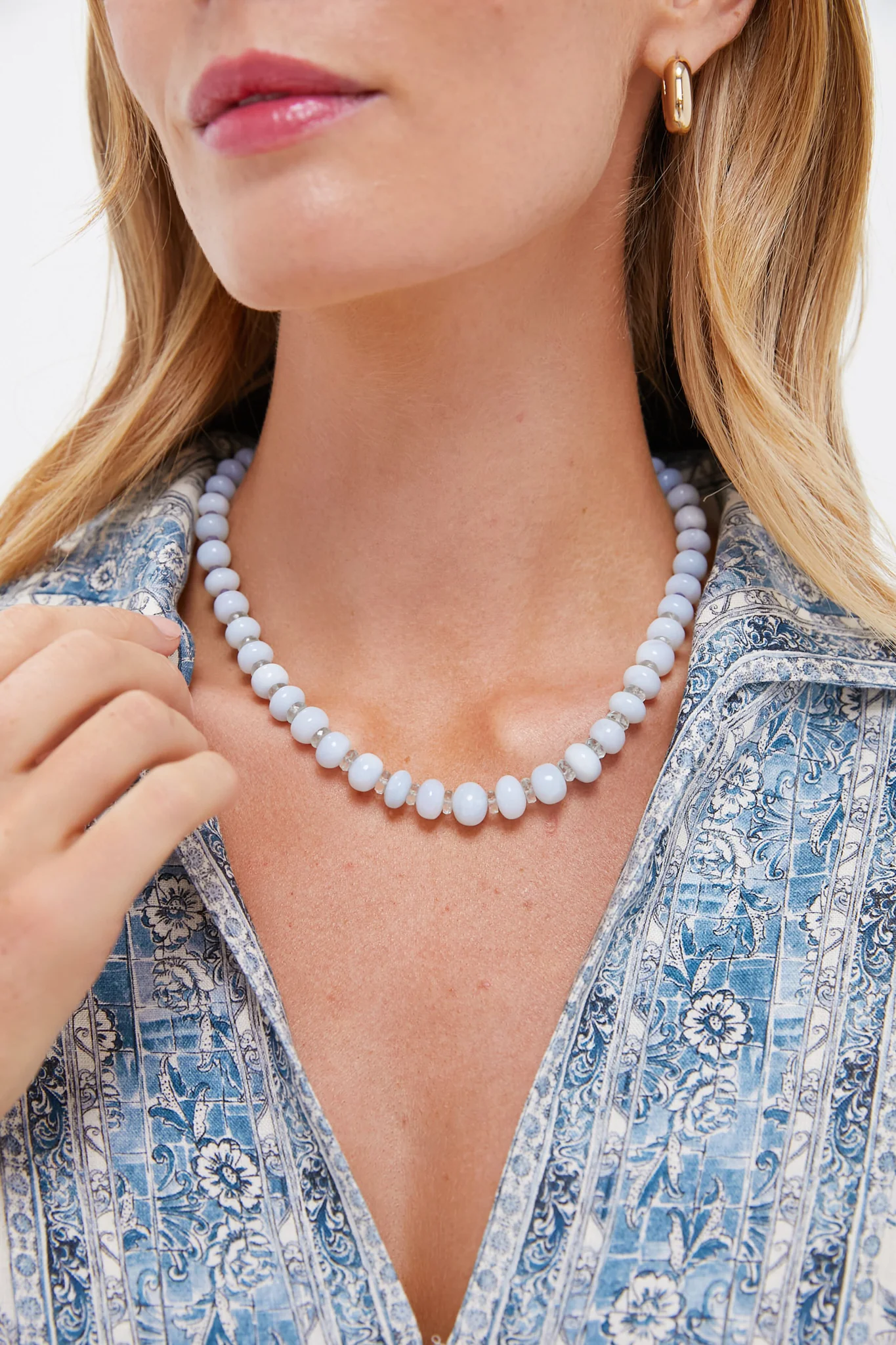 Blue Seaside Cliffs Necklace - Image 4