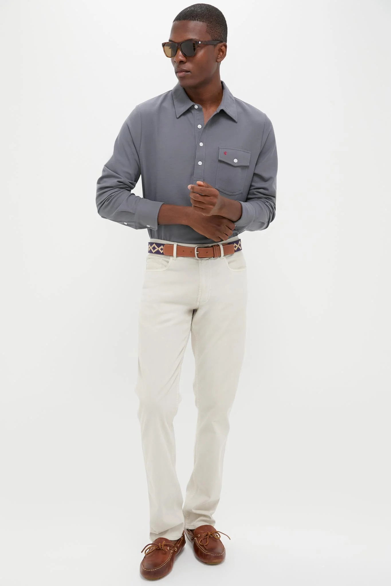 Blue Steel Long Sleeve Players Shirt - Image 2