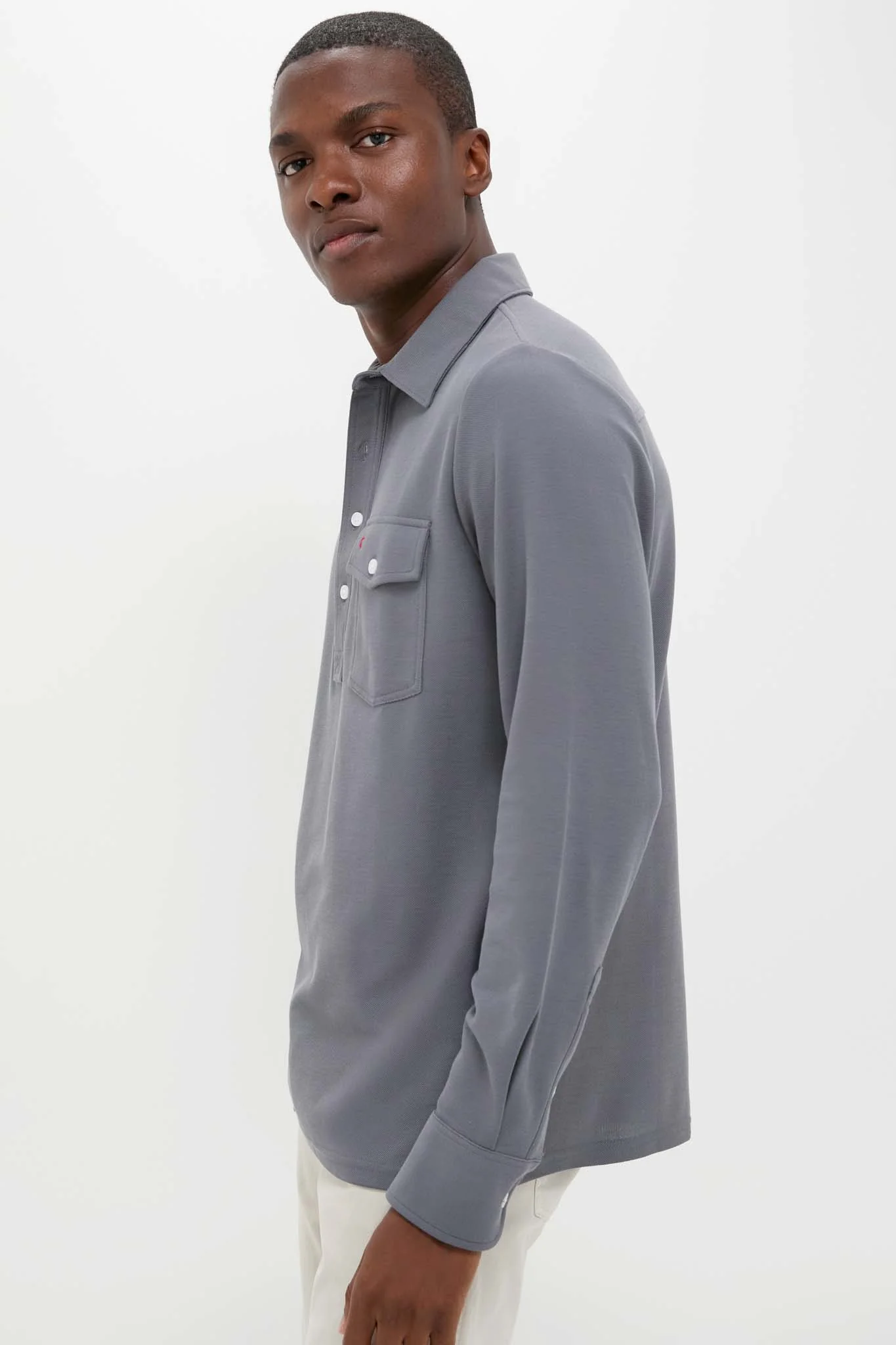 Blue Steel Long Sleeve Players Shirt - Image 3