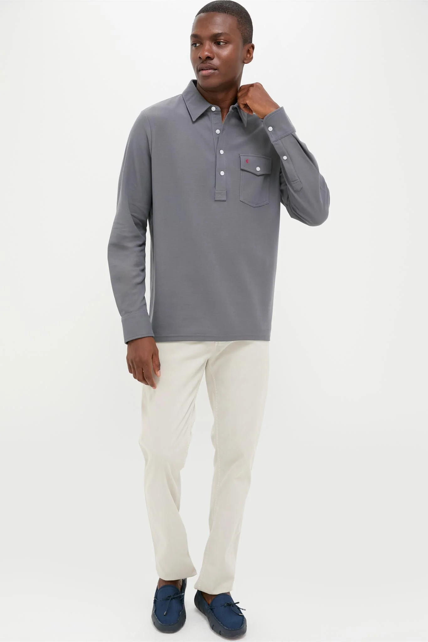 Blue Steel Long Sleeve Players Shirt - Image 6