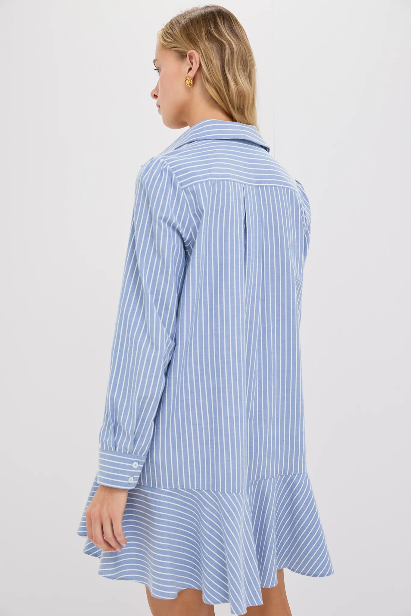 Blue Stripe Callahan Shirt Dress - Image 5