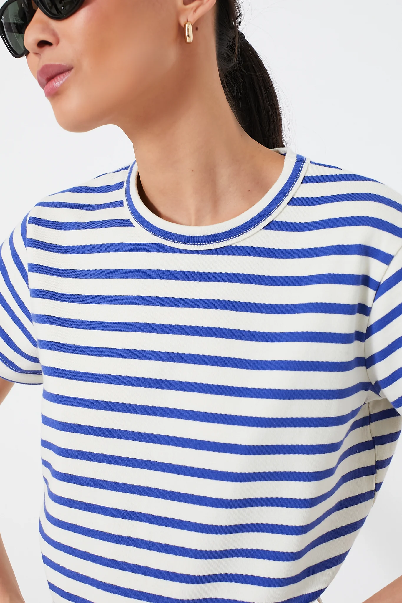 Blue Stripe Parker Classic Tee - Image 5