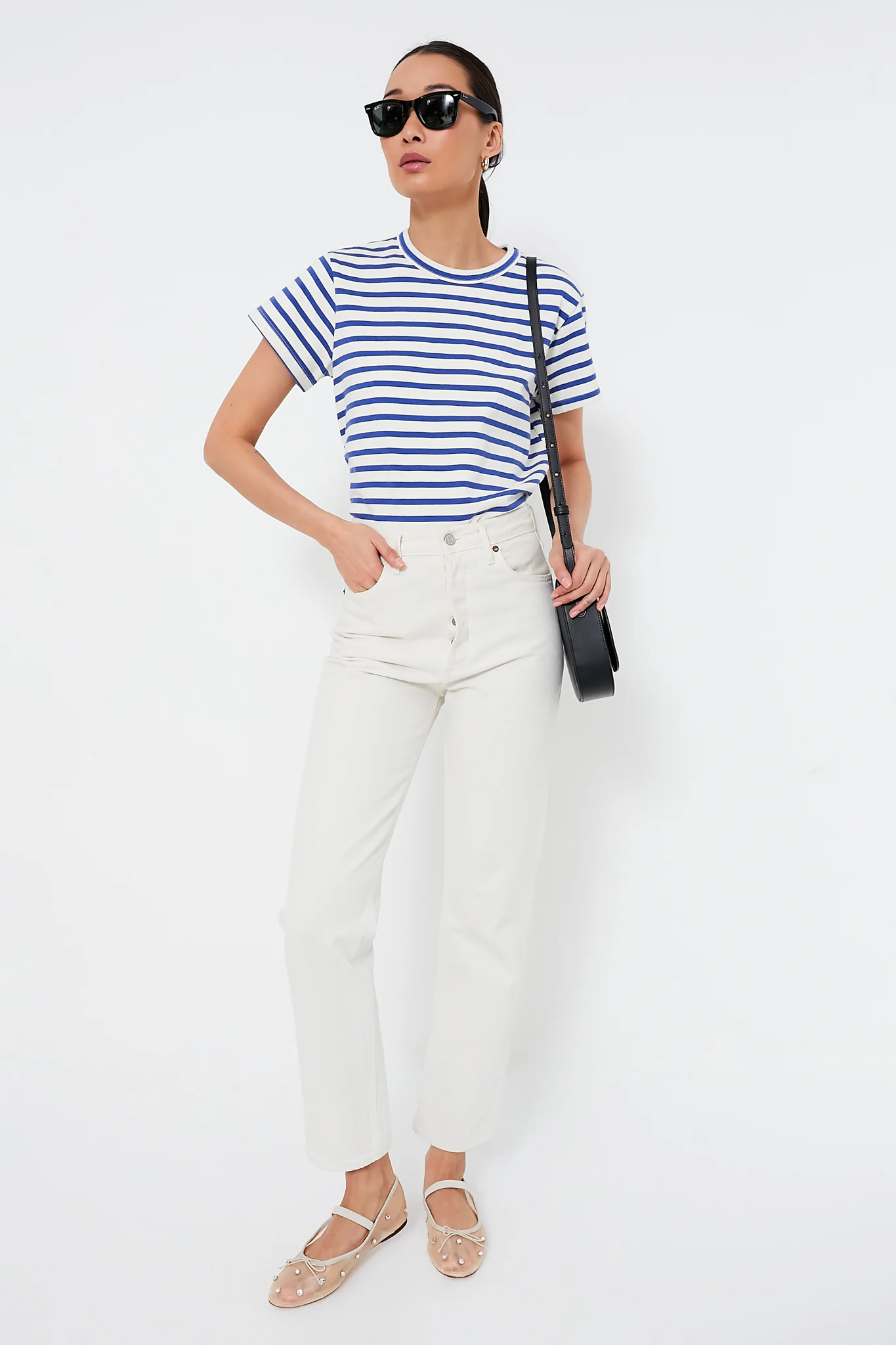 Blue Stripe Parker Classic Tee - Image 6