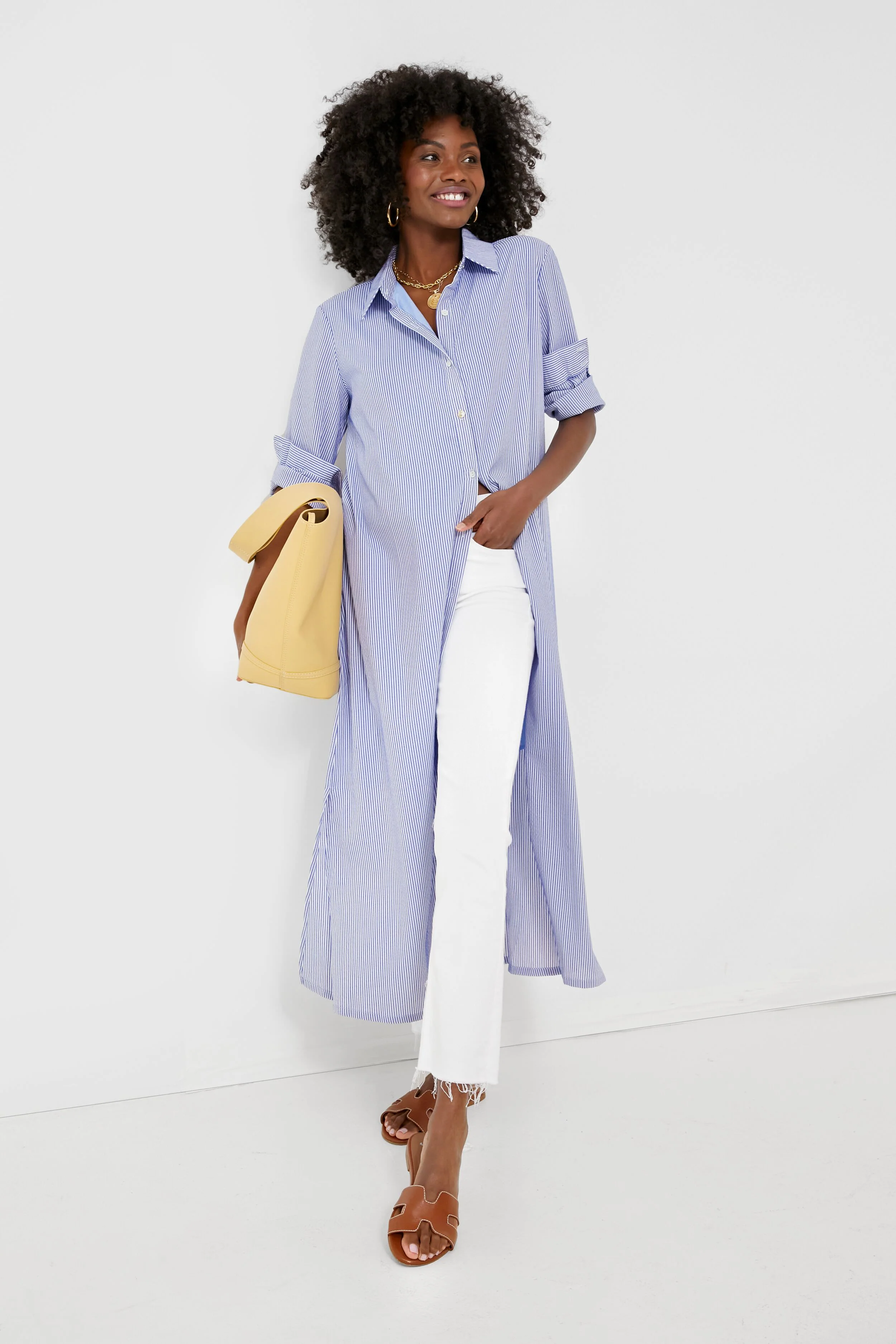 Blue Stripe Griffin Dress - Image 2