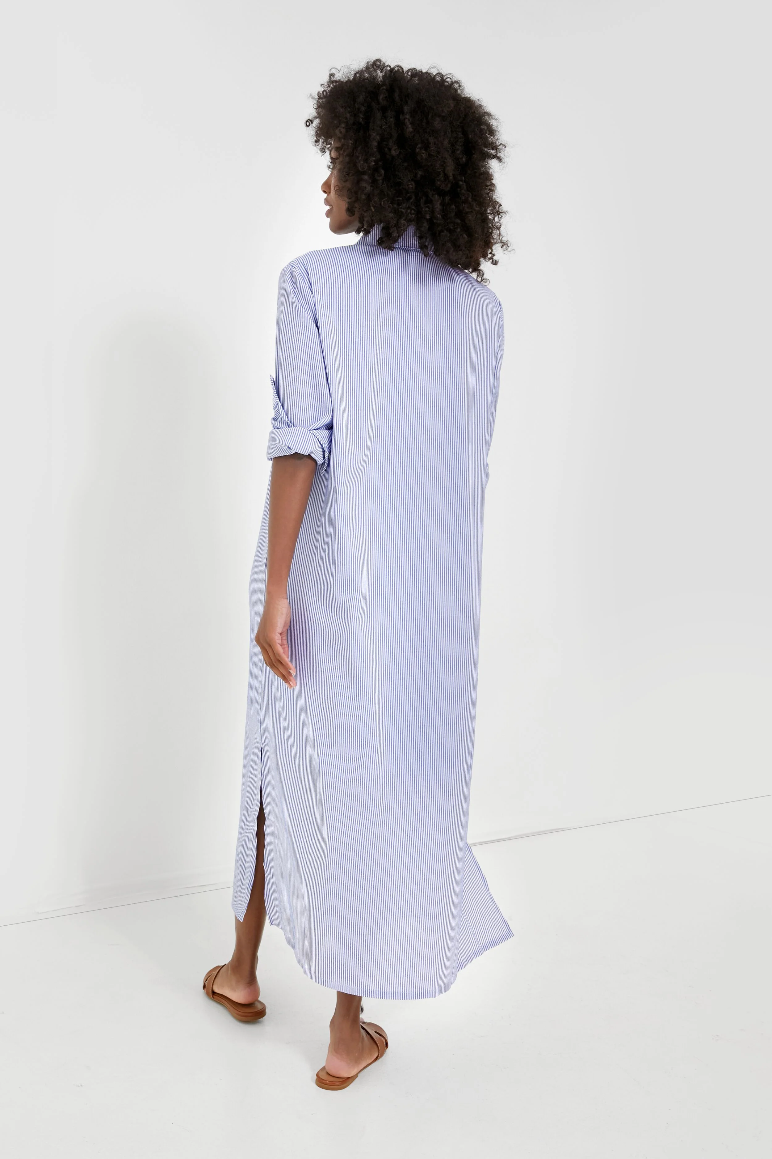 Blue Stripe Griffin Dress - Image 4