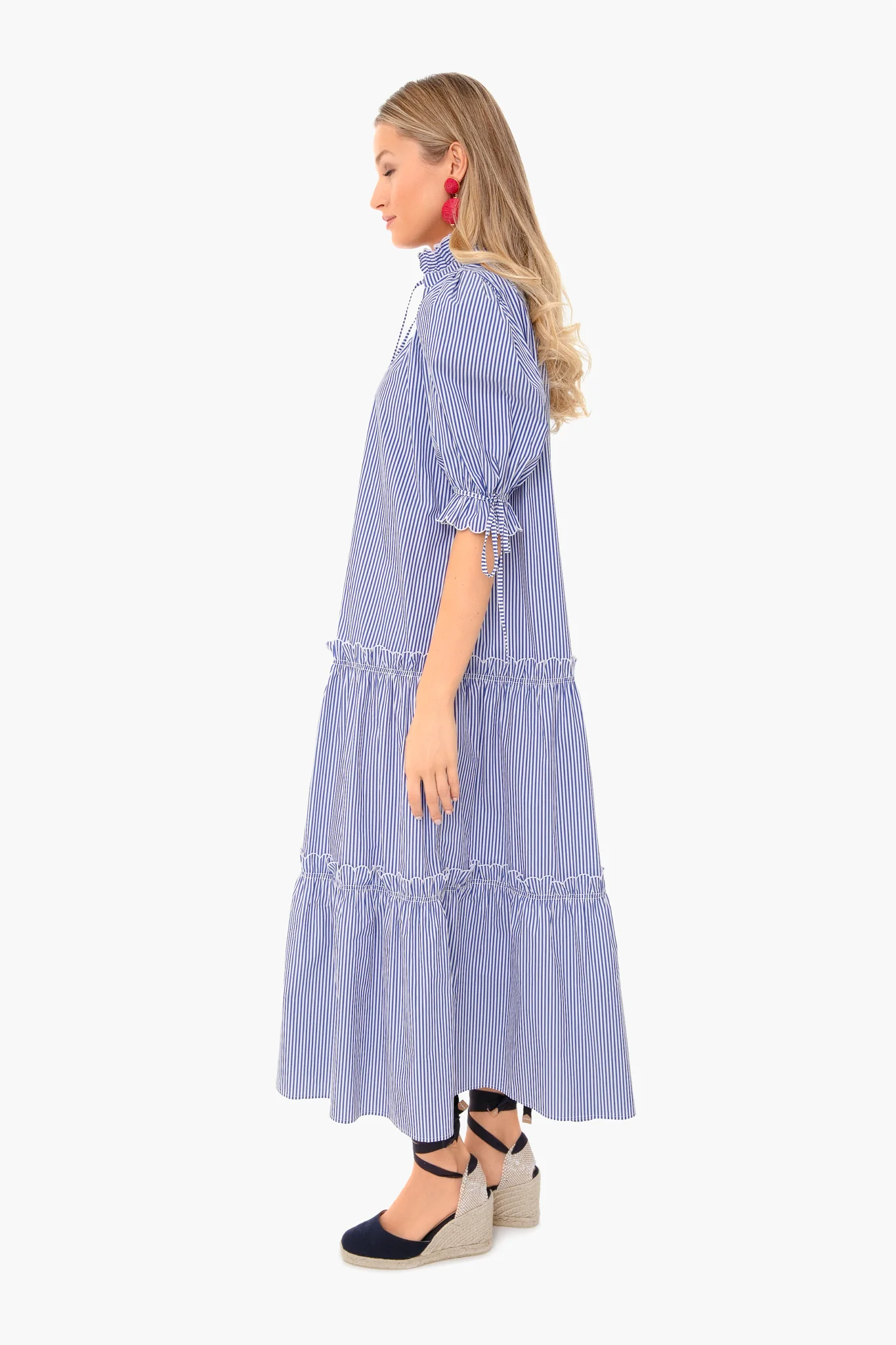 Blue Stripe Holloway Dress - Image 3
