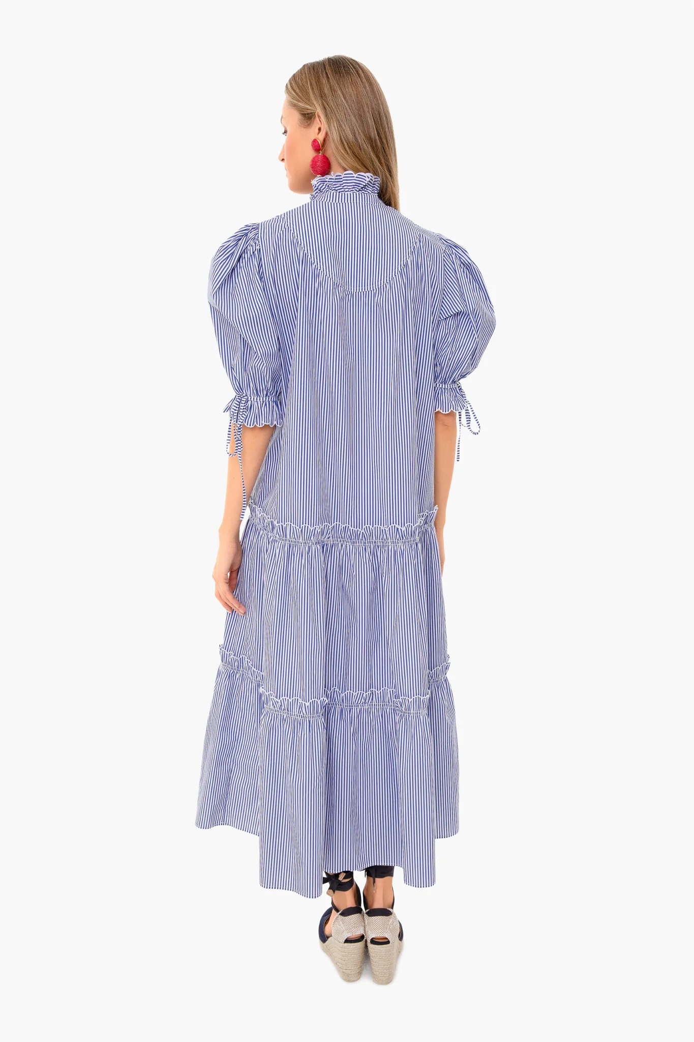 Blue Stripe Holloway Dress - Image 4