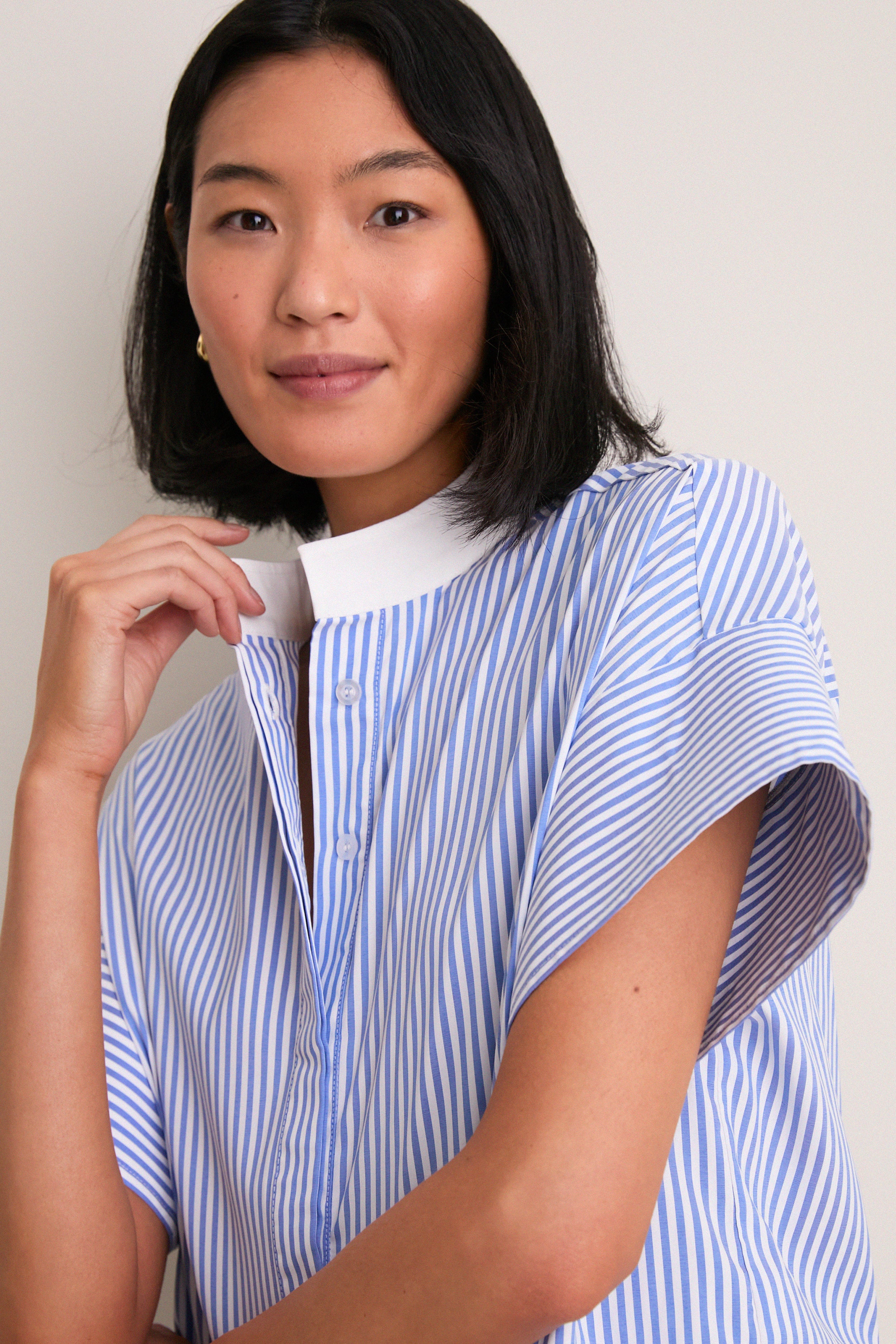 Blue Stripe Sofia Shirt - Image 5