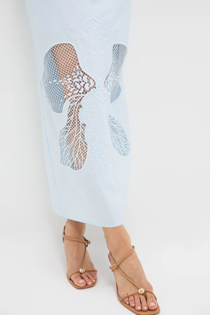 Blue Tint Leonie Midi Skirt - Image 5