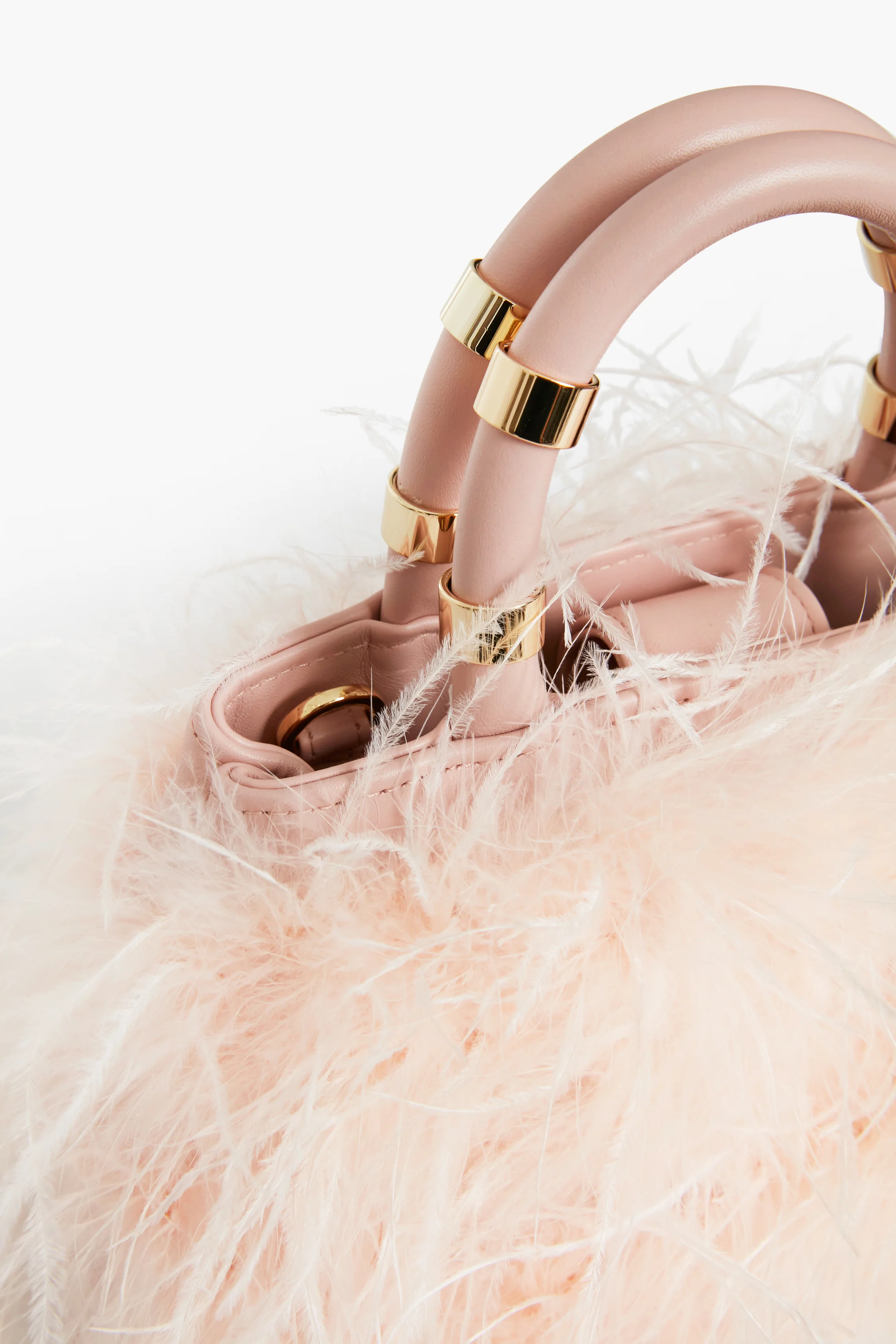 Blush Emily Feather Bag - Image 4