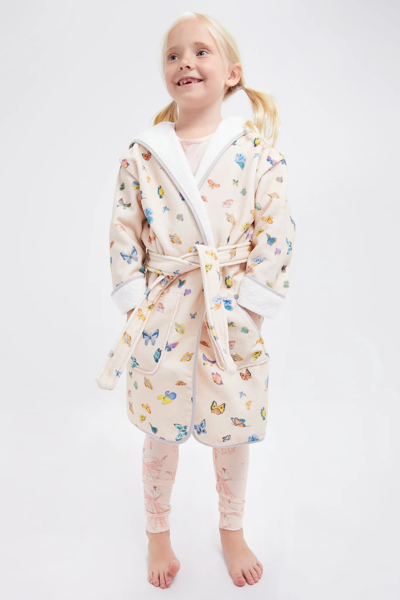 Blush Peach Madame Butterfly Robe - Image 2