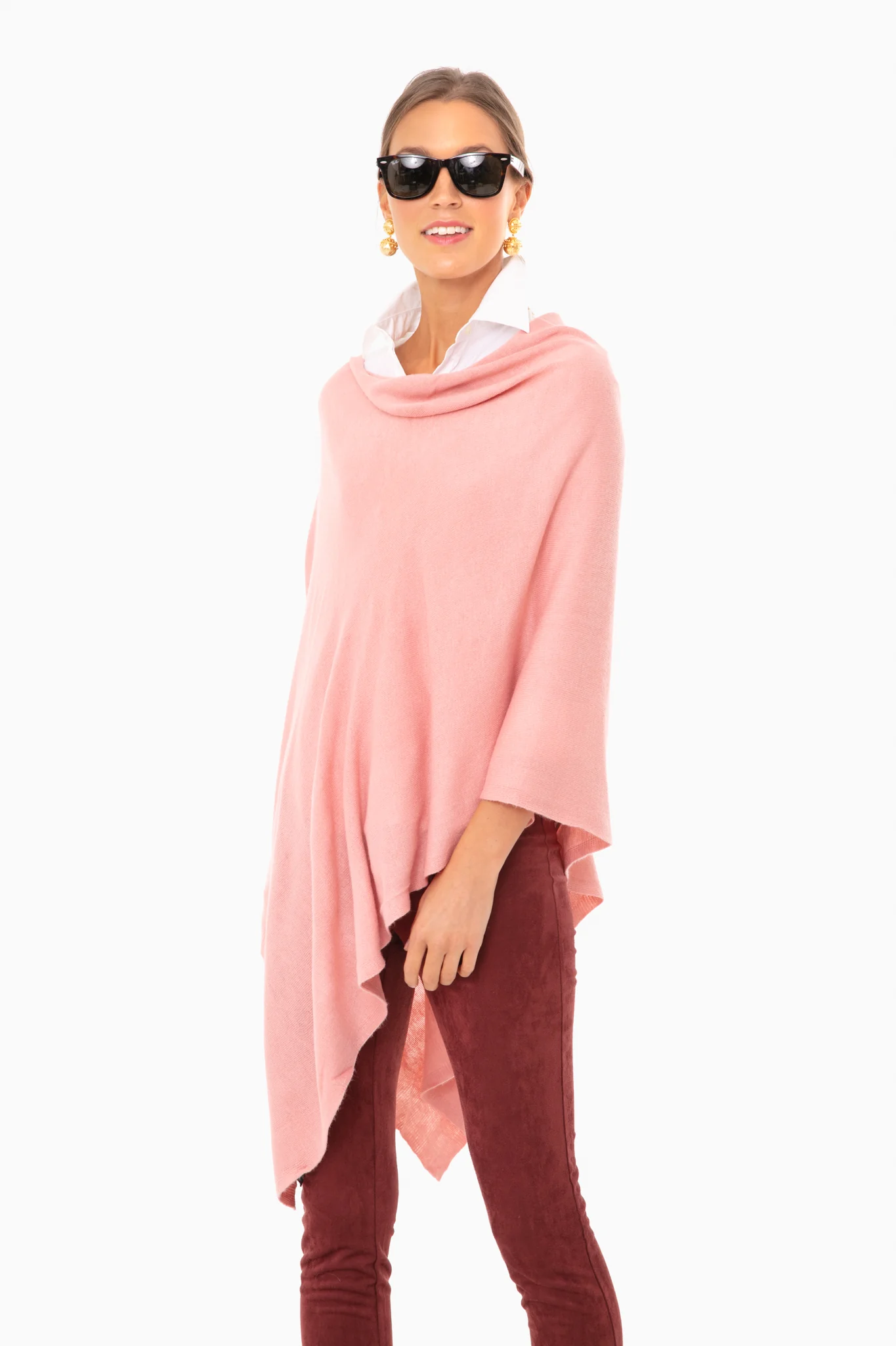 Blush Pink Monterey Poncho - Image 2