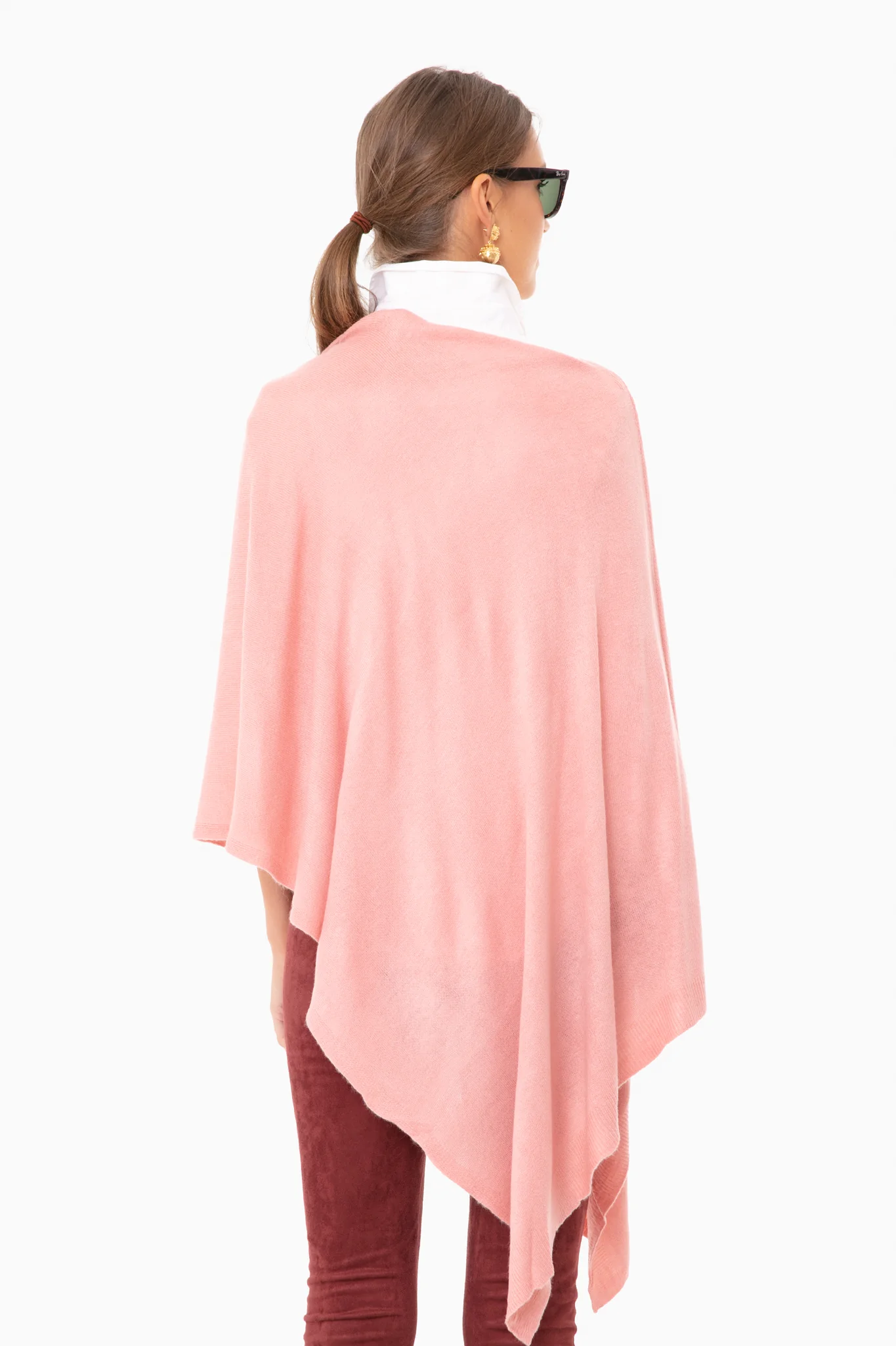 Blush Pink Monterey Poncho - Image 3